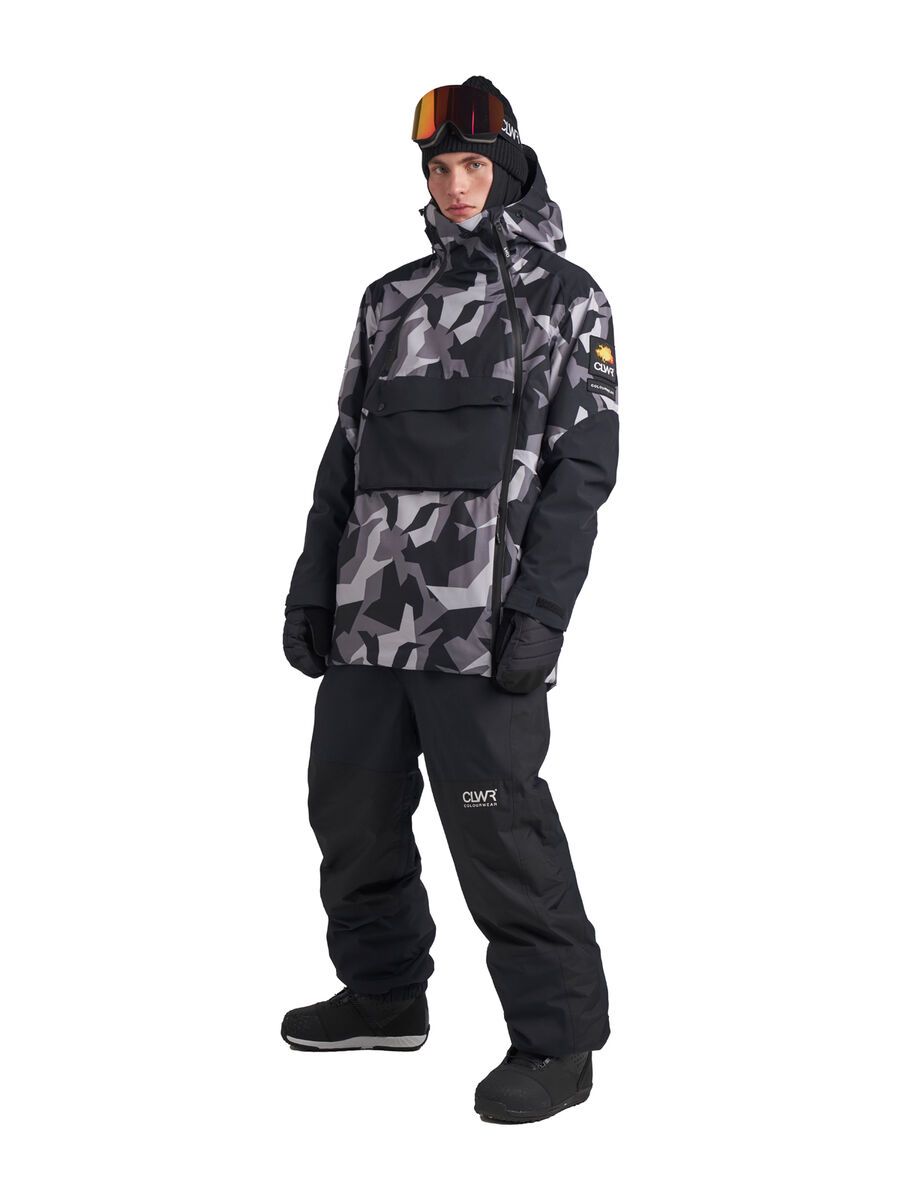 Colourwear Foil Anorak, camo grey - Bild 1
