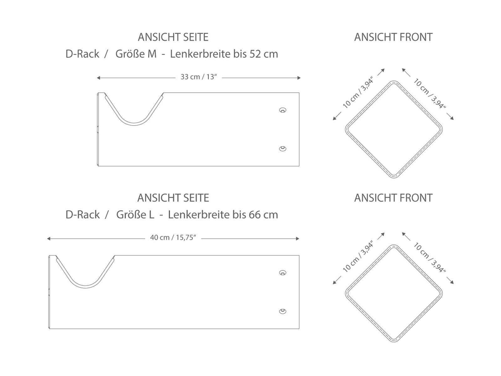 PARAX D-Rack M Kebony, schwarz - Bild 8