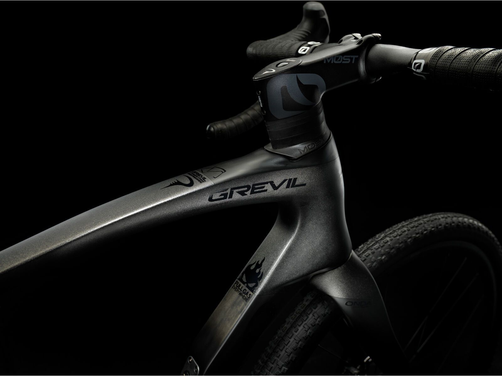 Pinarello Grevil GRX RX810 / Fulcrum Rapid Red 500 DB - 650B, iceland black - Bild 4