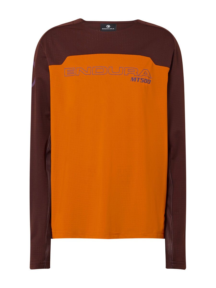 Endura Kinder MT500 Burner Langärmeliges Trikot, end orange - Bild 1