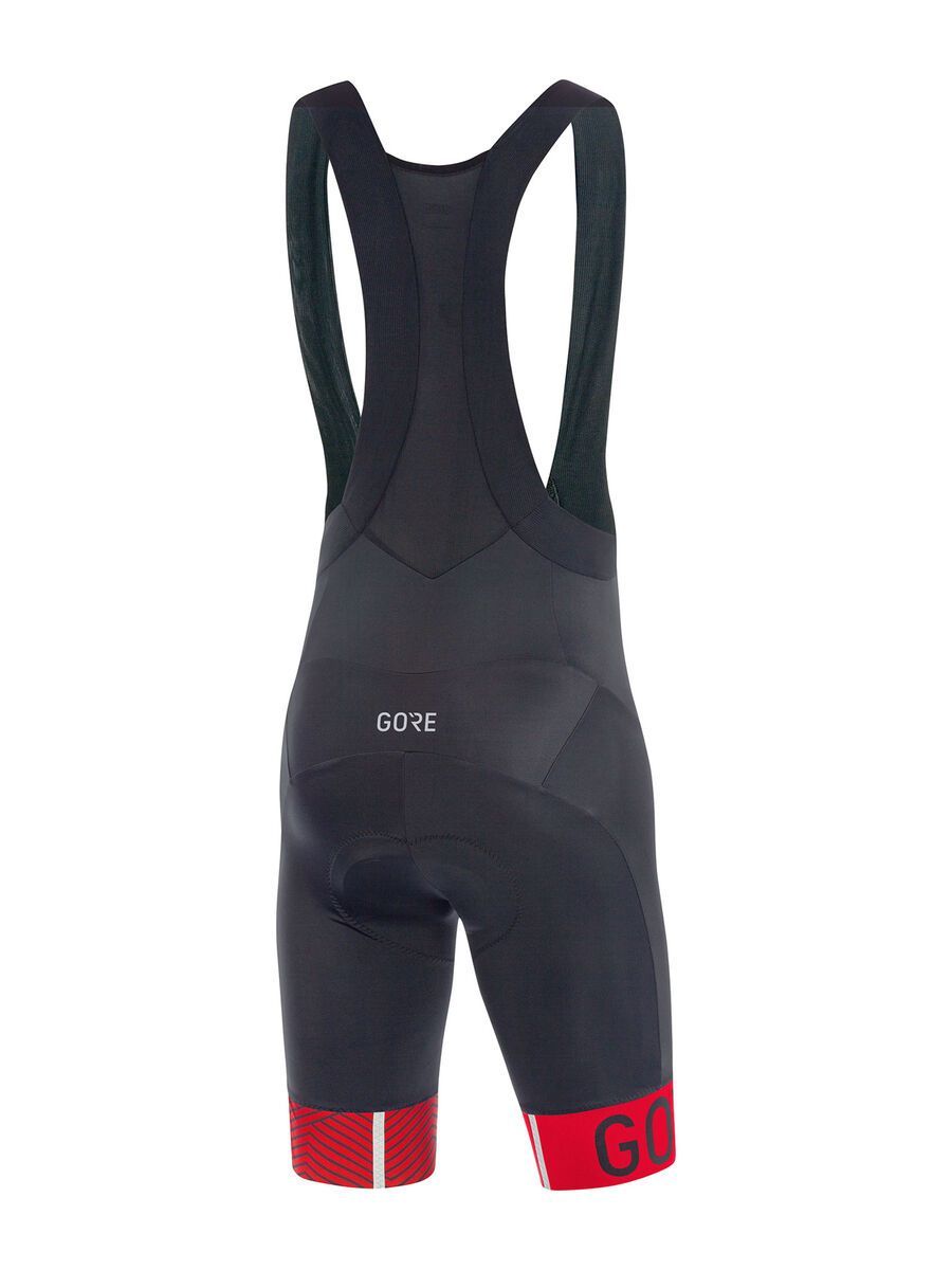 GOREWEAR C5 Opti kurze Trägerhose+, black/red - Bild 2