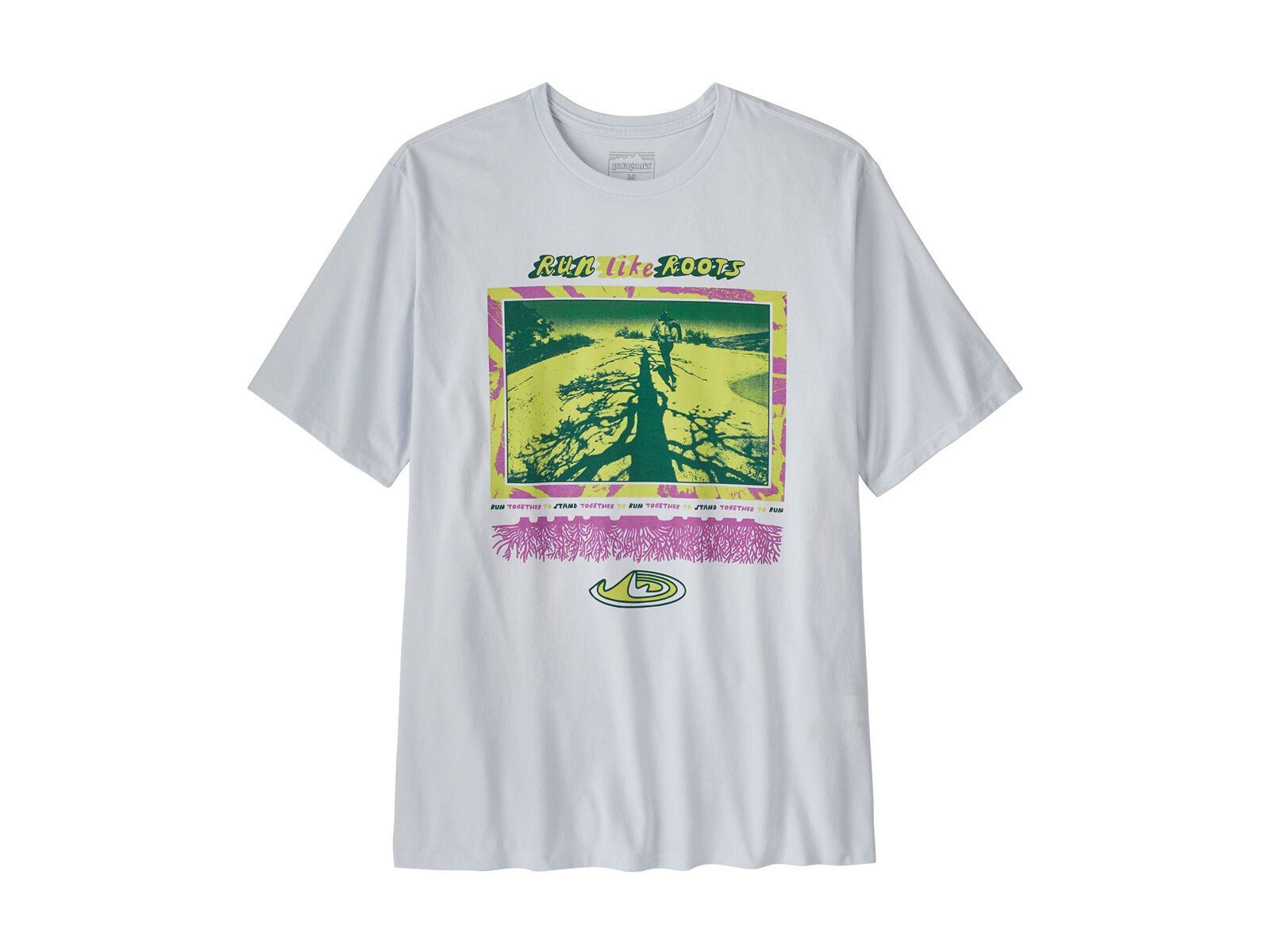 Patagonia Men's Run Like Roots Responsibili-Tee, white - Bild 1