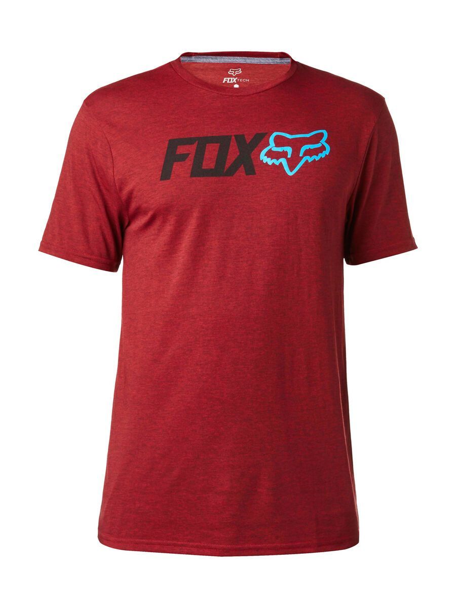 Fox Obsessed SS Tech Tee, heather red - Bild 1
