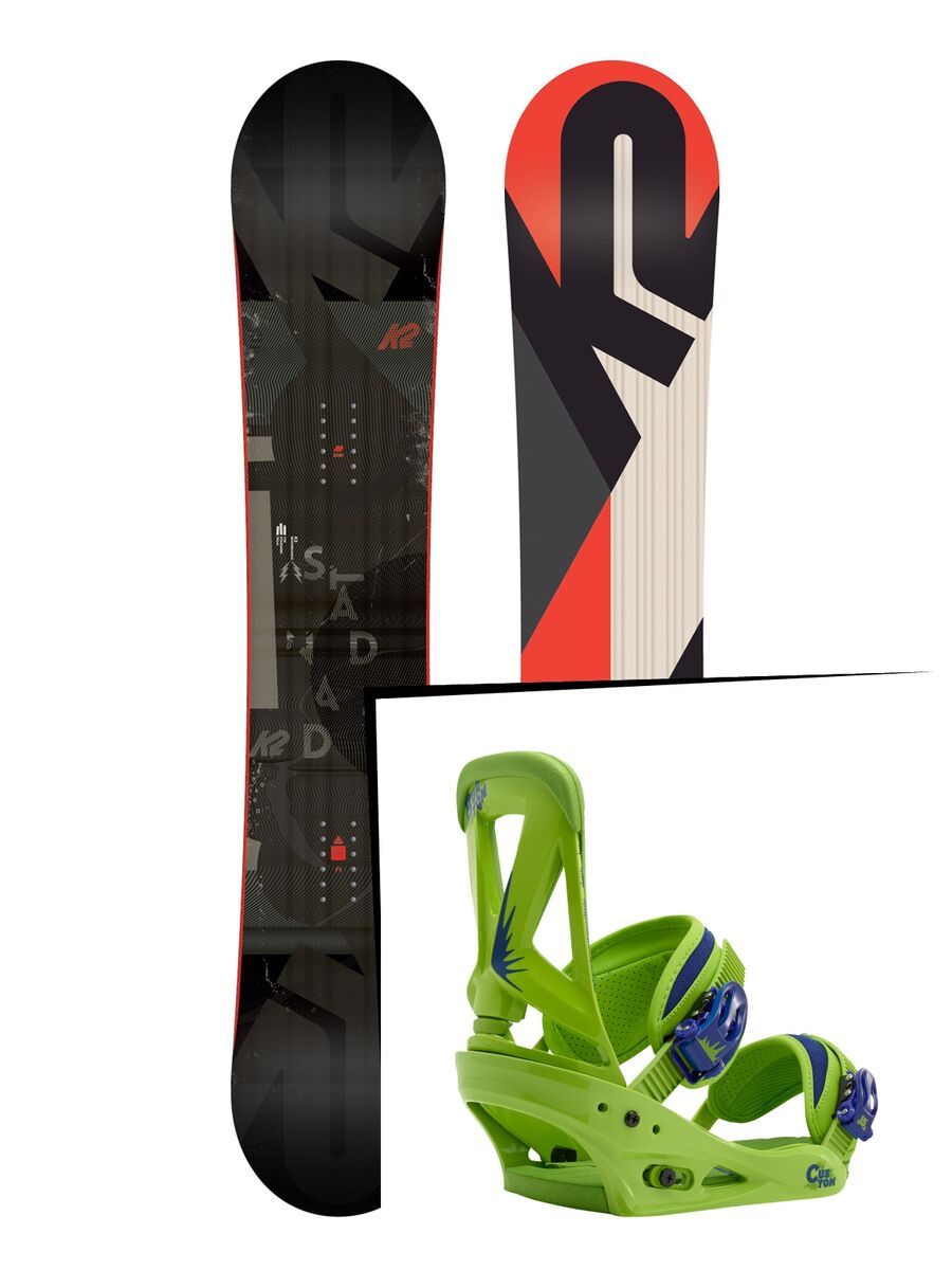 Set: K2 Standard Wide 2018 + Burton Custom Grassland - Bild 1