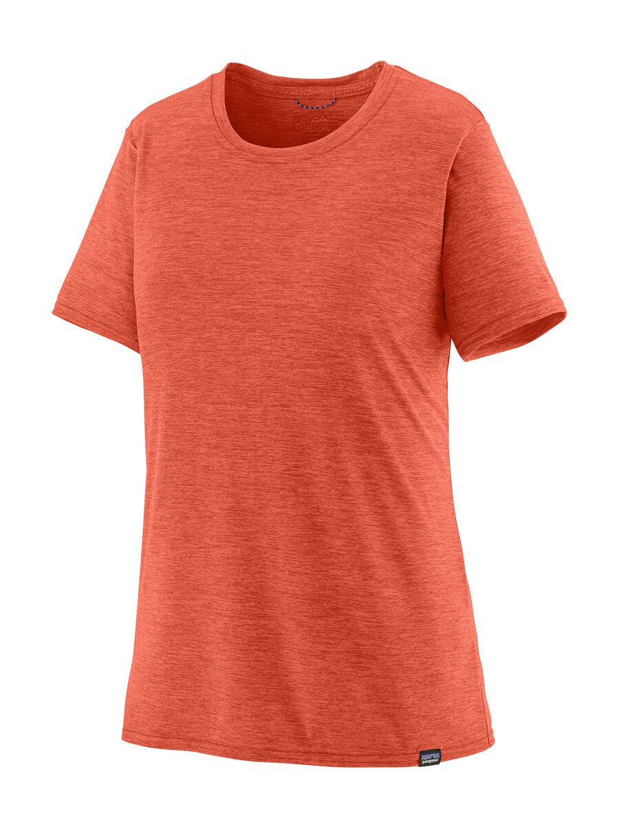 Patagonia Women's Capilene Cool Daily Shirt, pimento red - coho coral x-dye - Bild 1