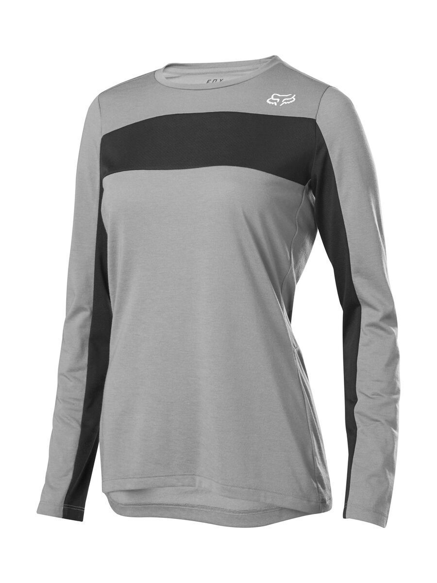 Fox Womens Ranger Drirelease LS Jersey, pewter - Bild 1