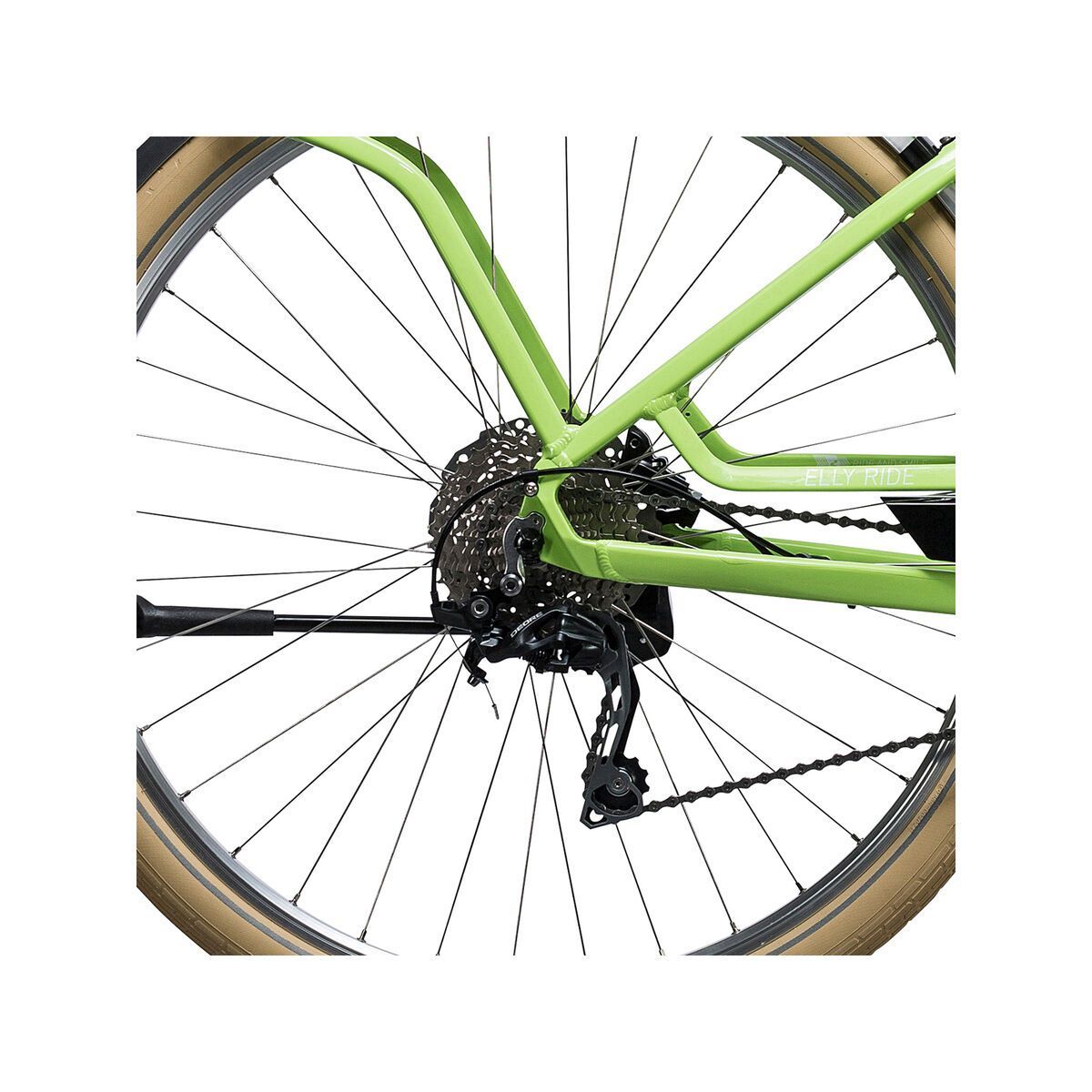 Cube Elly Ride Hybrid 500, green´n´white - Bild 4