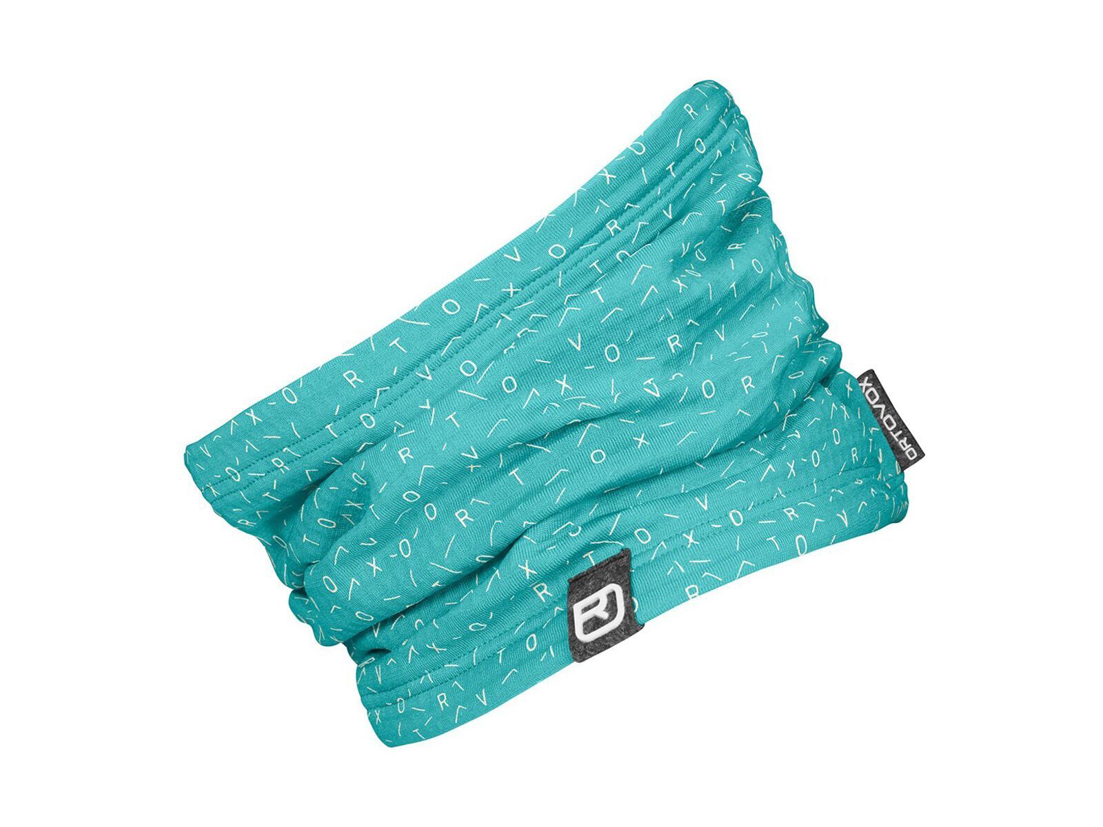 Ortovox Merino Fleece Light Grid Neckwarmer, ice waterfall - Bild 1