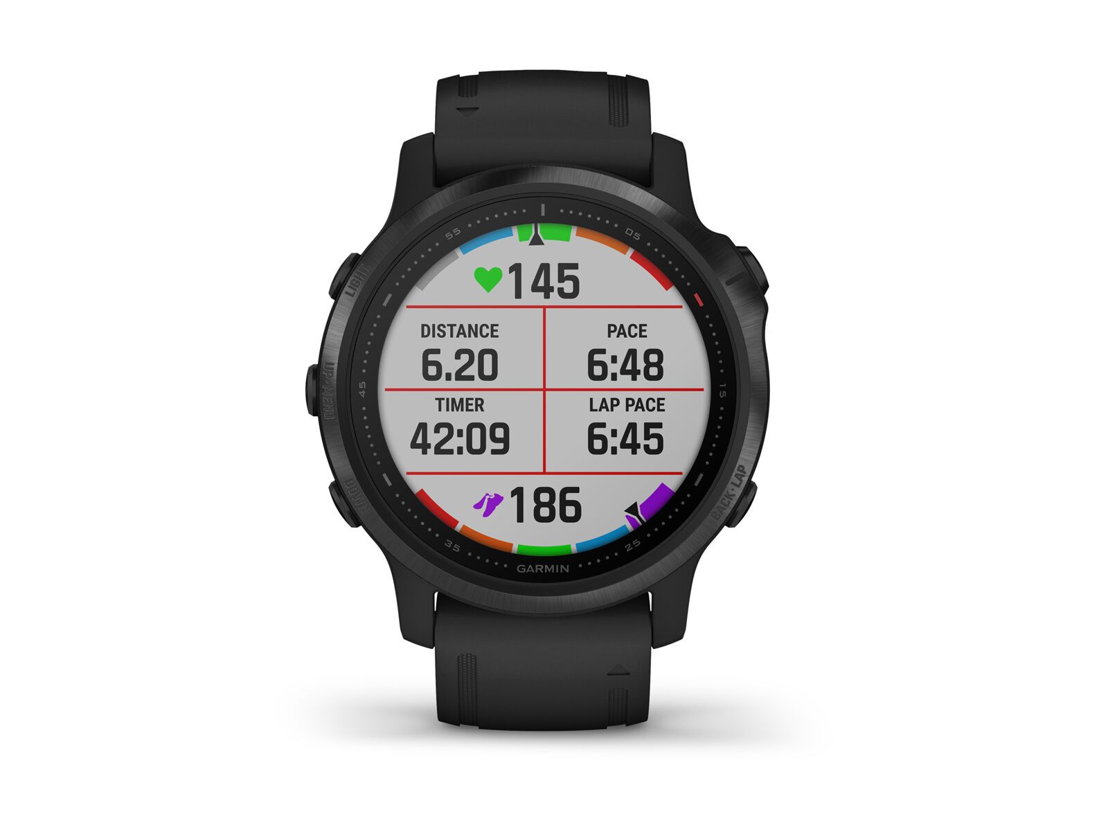Garmin fenix 6S Pro, schwarz/schiefergrau - Bild 4