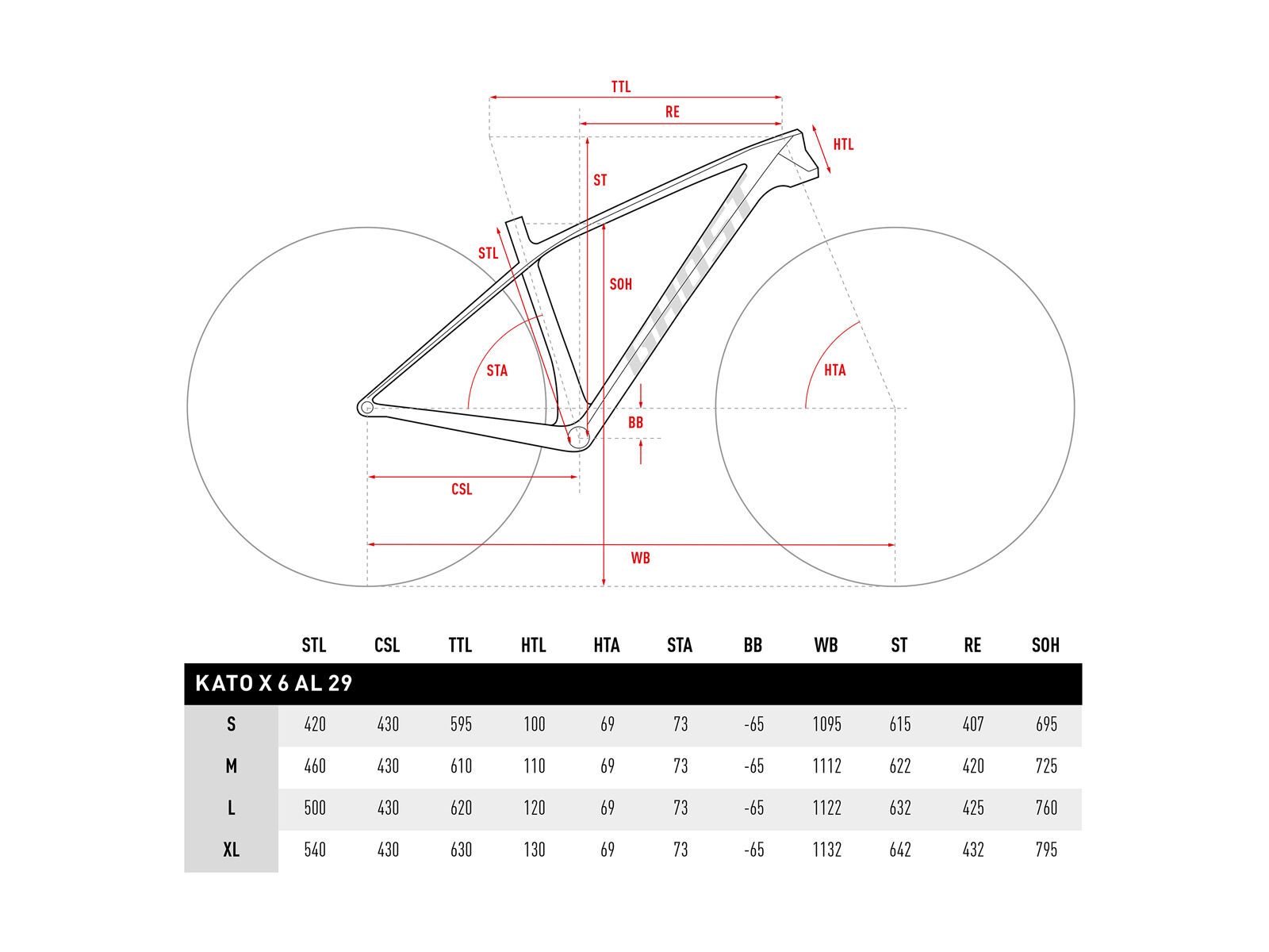 Ghost Kato X 6 AL, raw alu/silver grey/neon red - Bild 6