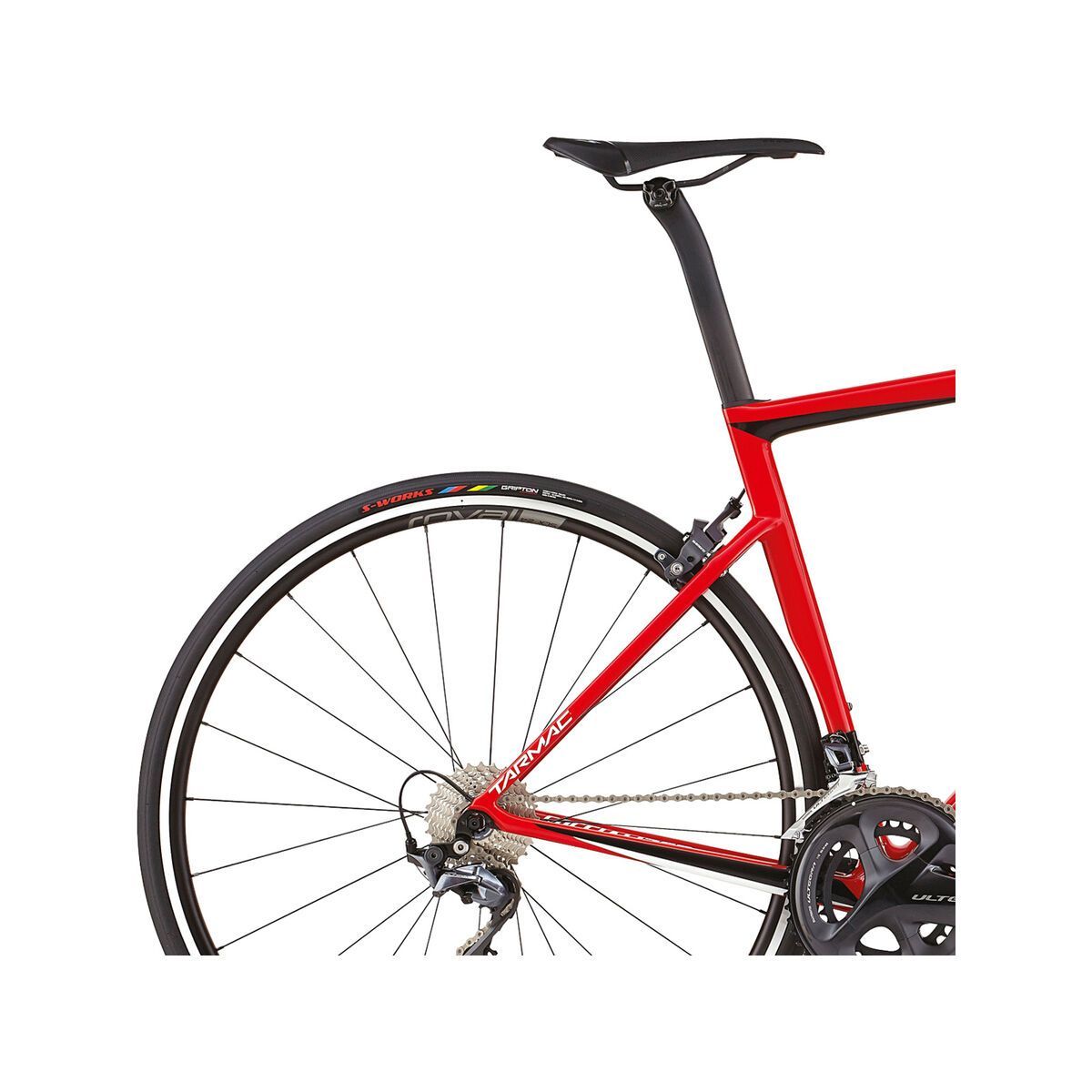 Specialized Tarmac Expert Ultegra, flo red/metallic white silver/tarmac black - Bild 7