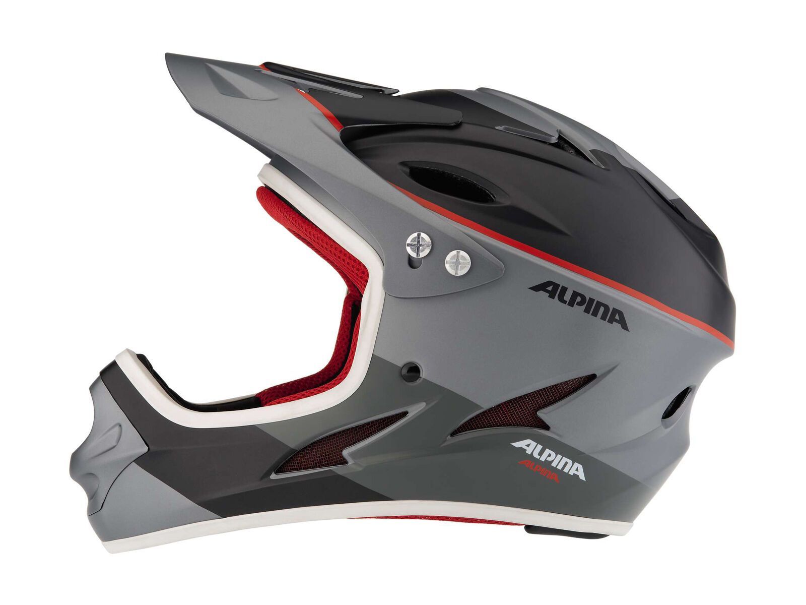 Alpina Fullface, titanium-red - Bild 2