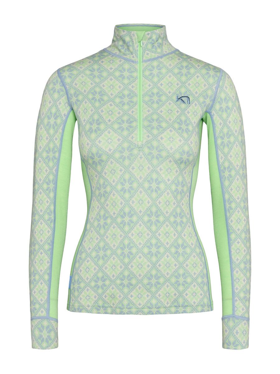 Kari Traa Rose Half Zip Baselayer, mint - Bild 1