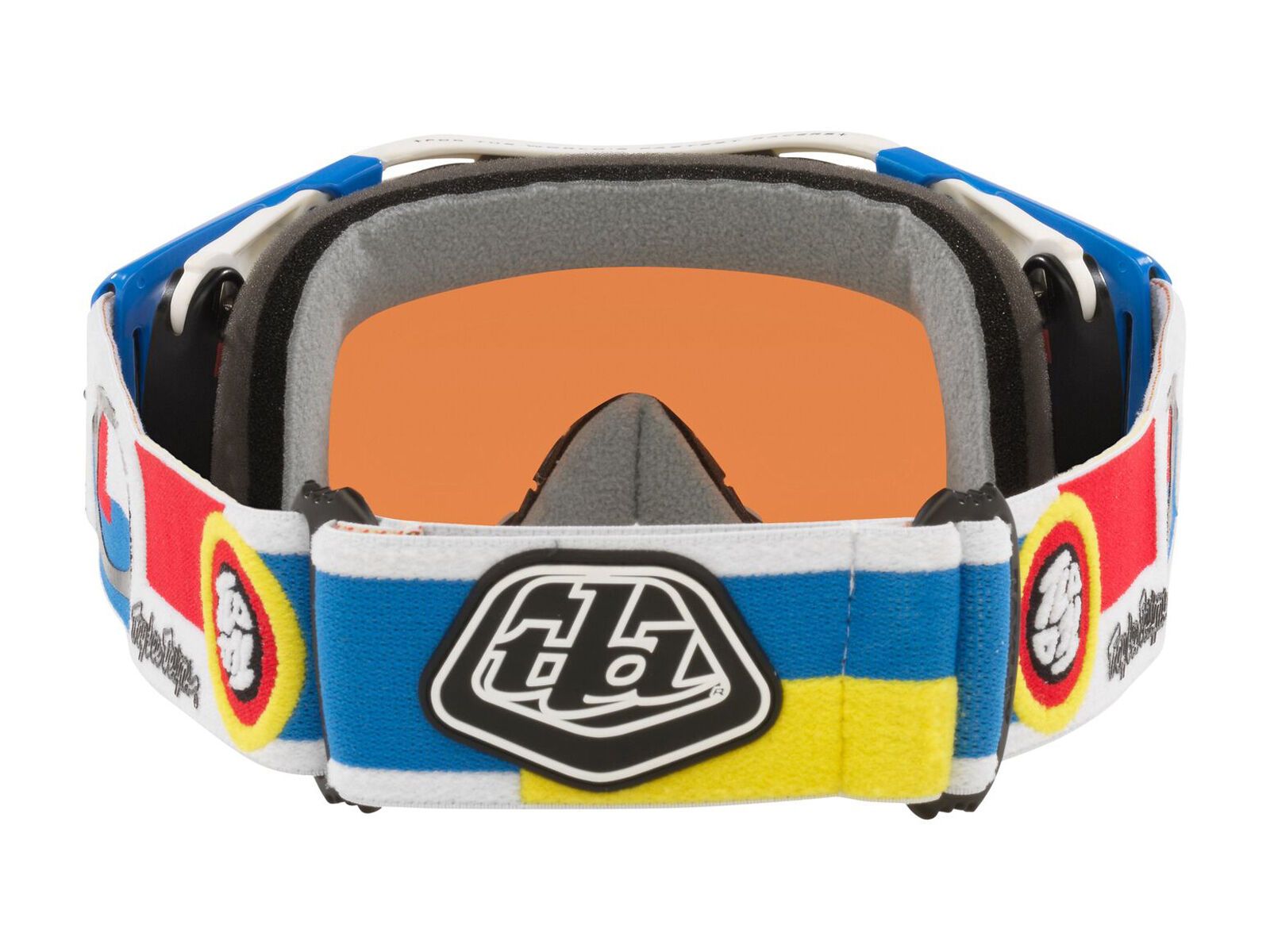 Oakley Airbrake MTB Troy Lee Designs - Prizm MX Sapphire Iridium, white dropin - Bild 6