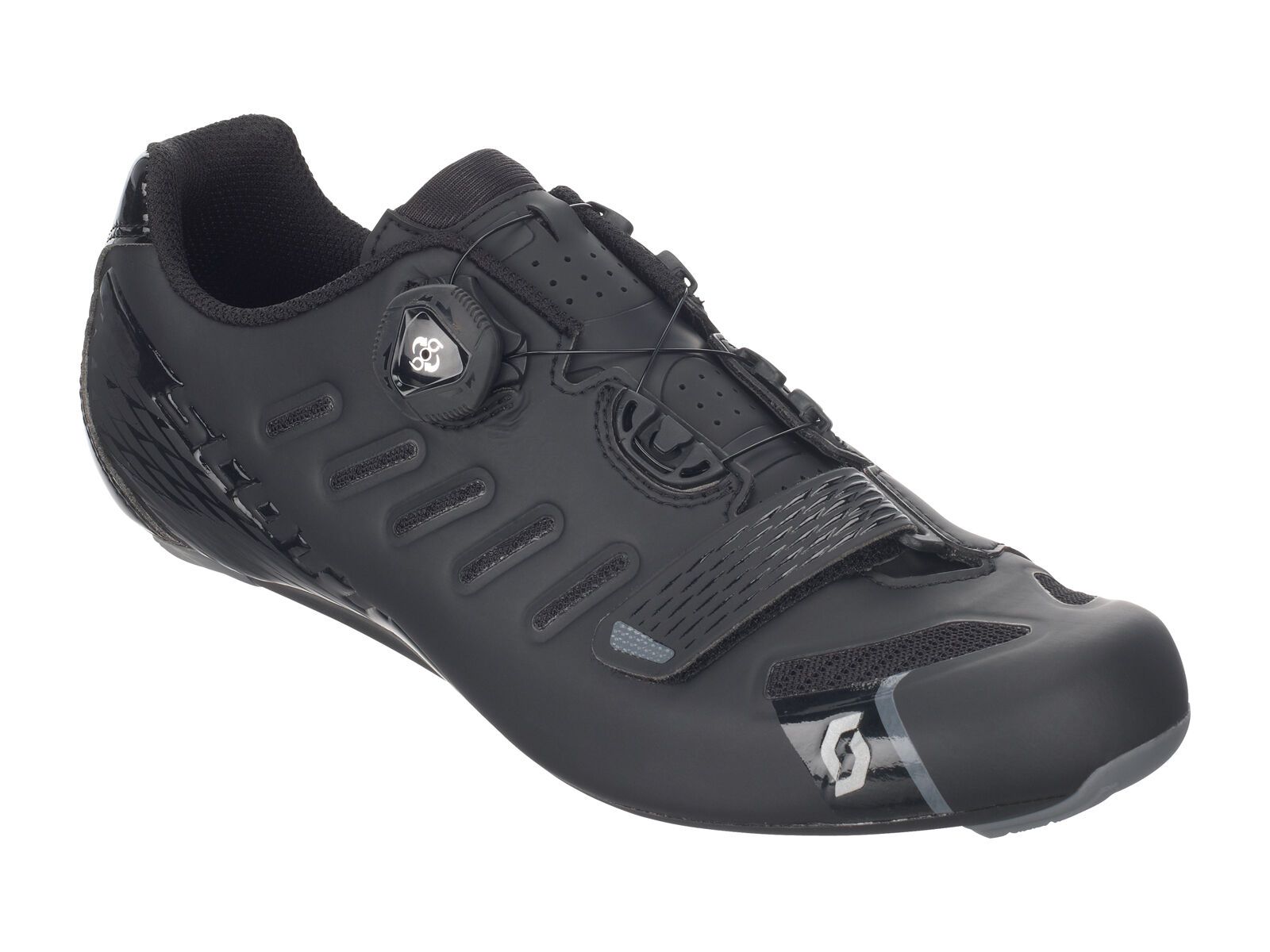 Scott Road Team Boa Shoe, matt black/gloss black - Bild 2