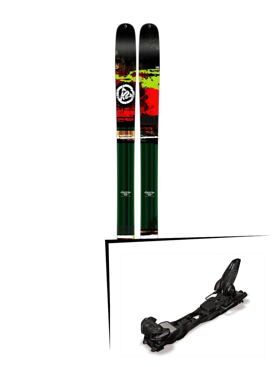 K2 SKI Set: Shreditor 102 2015 + Marker Duke EPF 16 - Bild 1