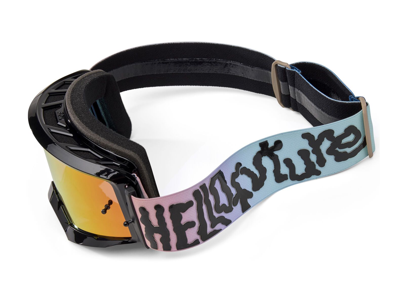 Fox Main Goggle Hello Future, Mirror / light blue - Bild 5