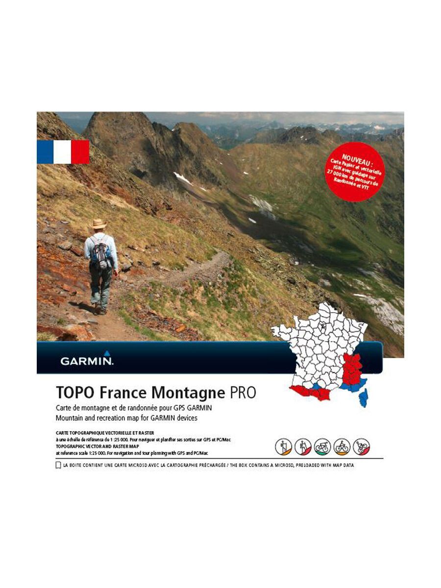 Garmin Topo Frankreich Montagne PRO (microSD/SD) - Bild 1