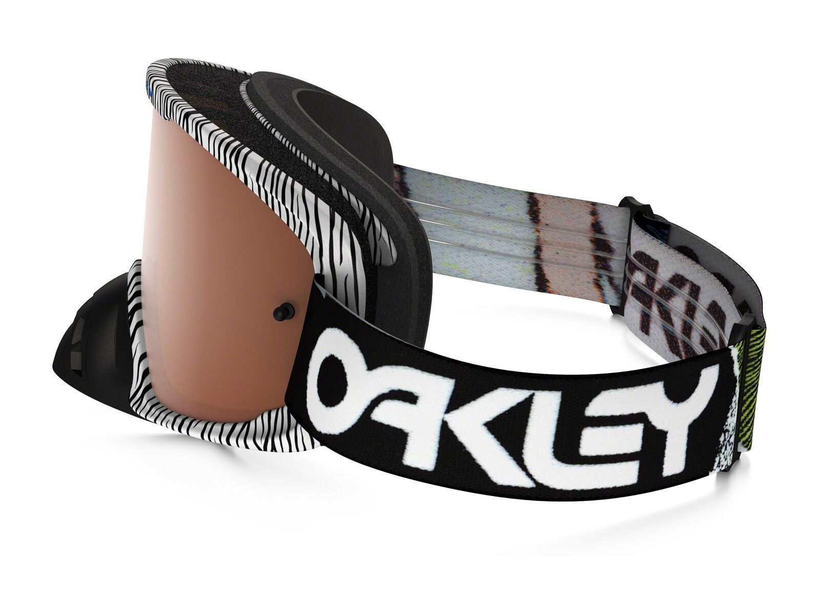 Oakley O2 MX inkl. Wechselscheibe, white bengal/Lens: black iridium - Bild 4