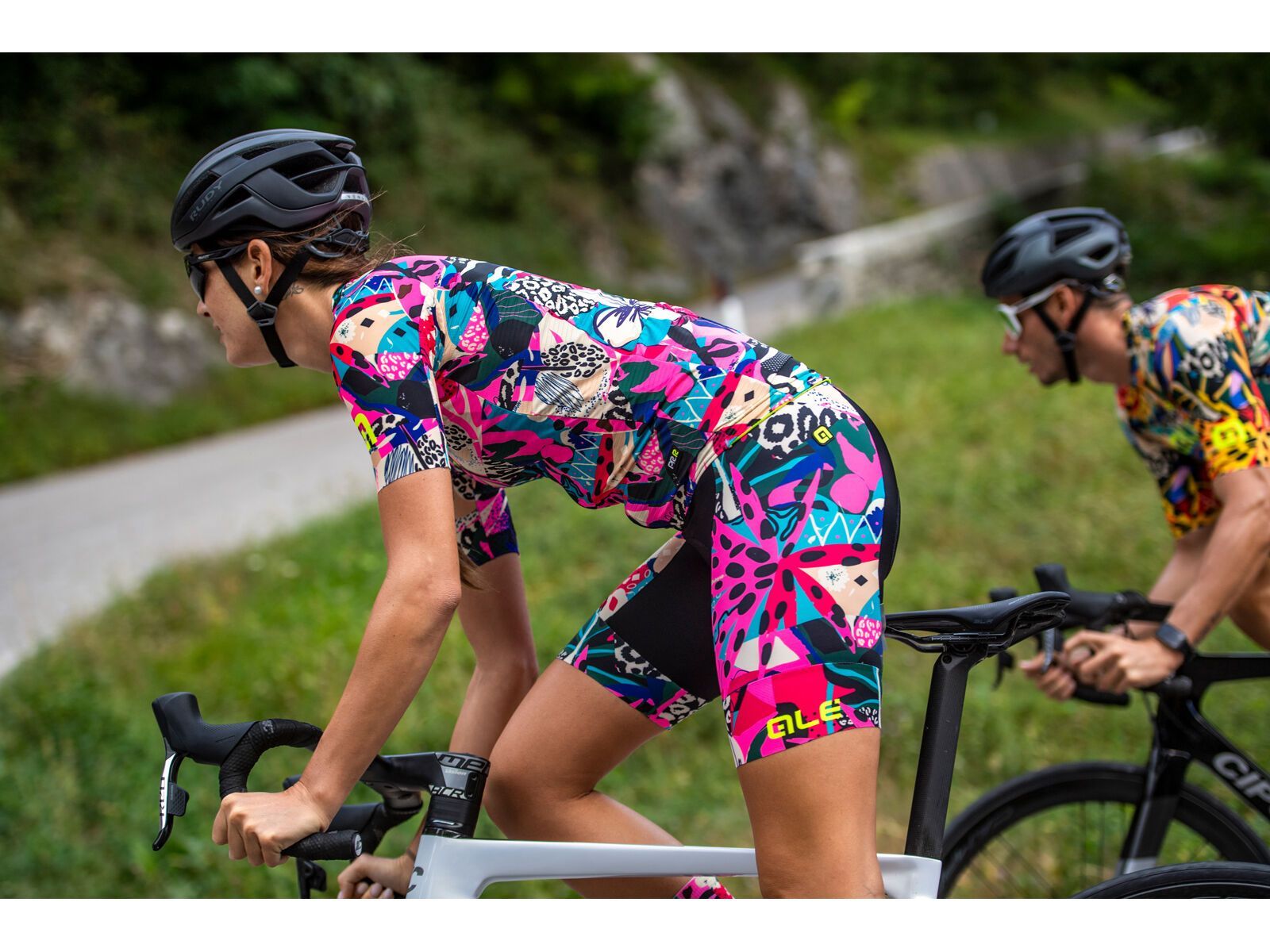 Ale PR-R Kenya Short Sleeve Lady Jersey, fluo pink - Bild 9