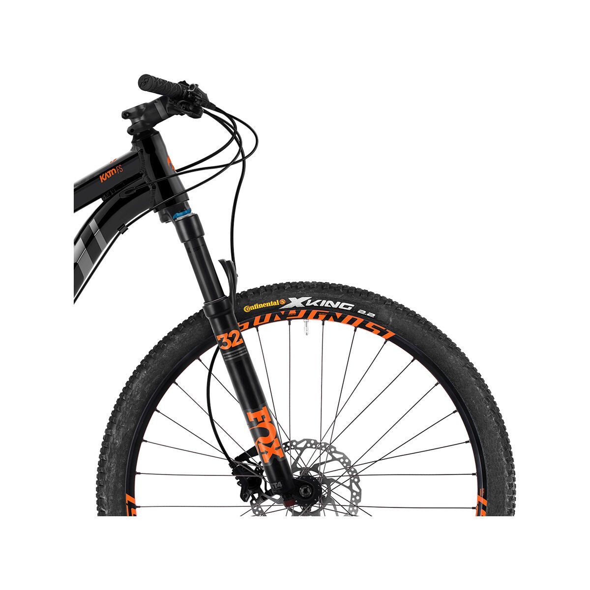 Ghost Kato FS 5.7 AL, night black/titanium gray/monarch orange - Bild 7