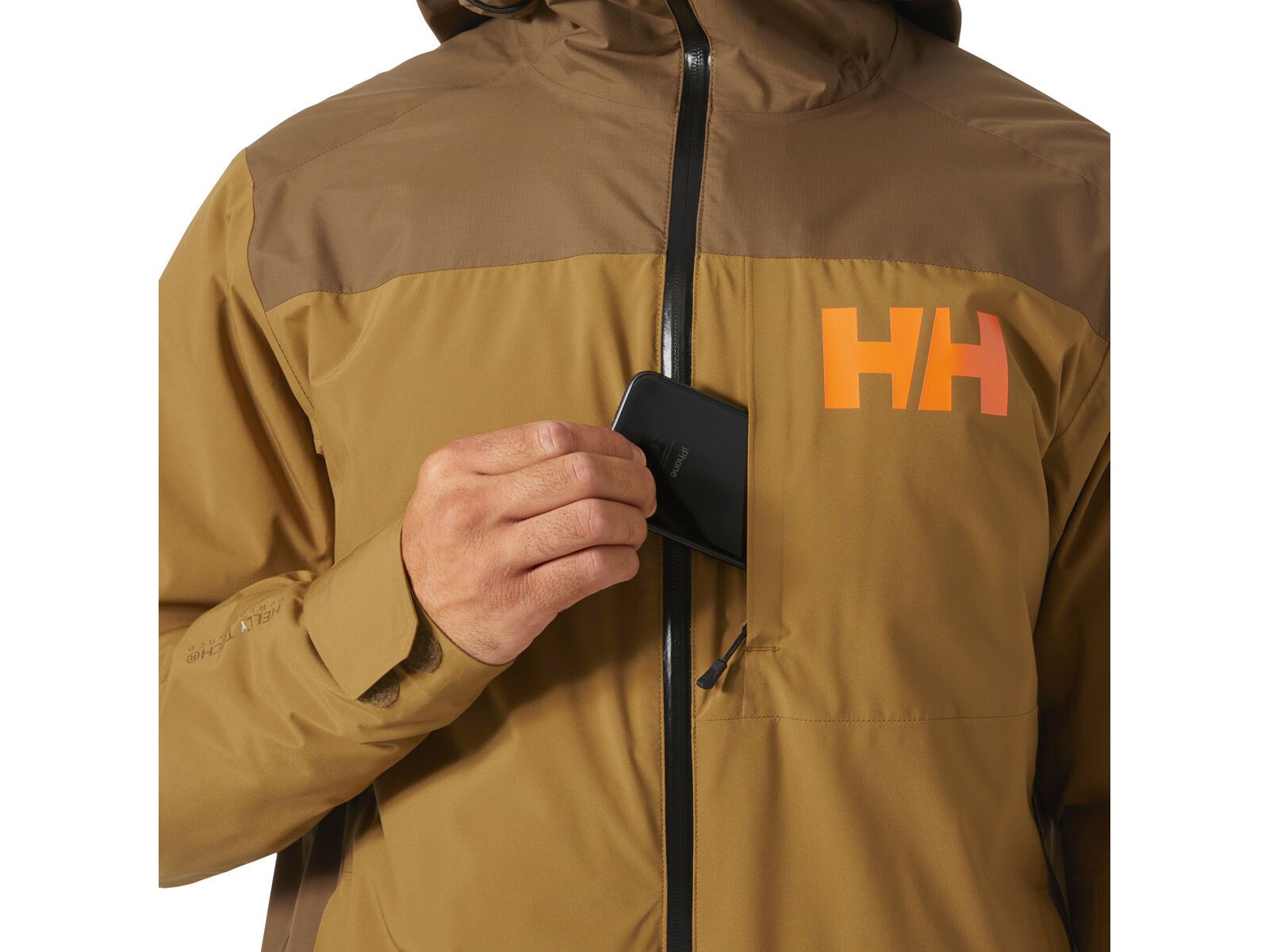 Helly Hansen Powdreamer 2.0 Jacket, sepia - Bild 6
