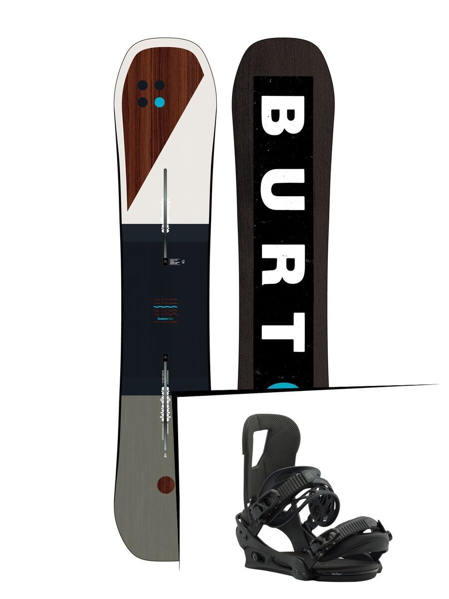 Set: Burton Custom Flying V 2019 +  Cartel (1930900S) - Bild 1