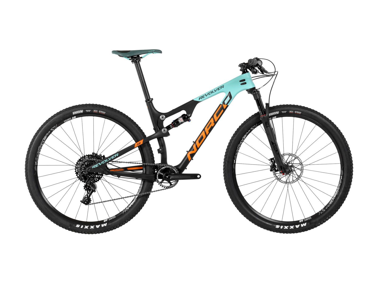Norco Revolver FS 9.2, black/turqoise/orange - Bild 1