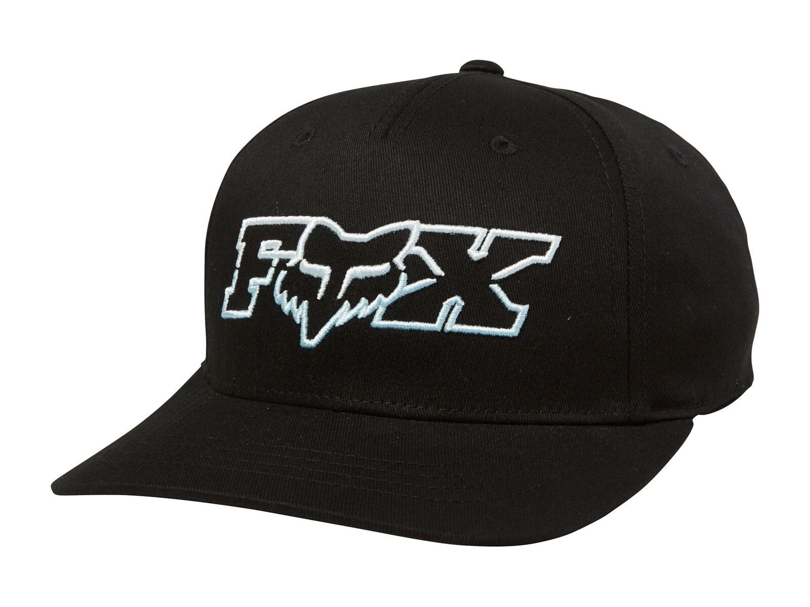 Fox Youth Duelhead Flexfit Hat, black/blue - Bild 1