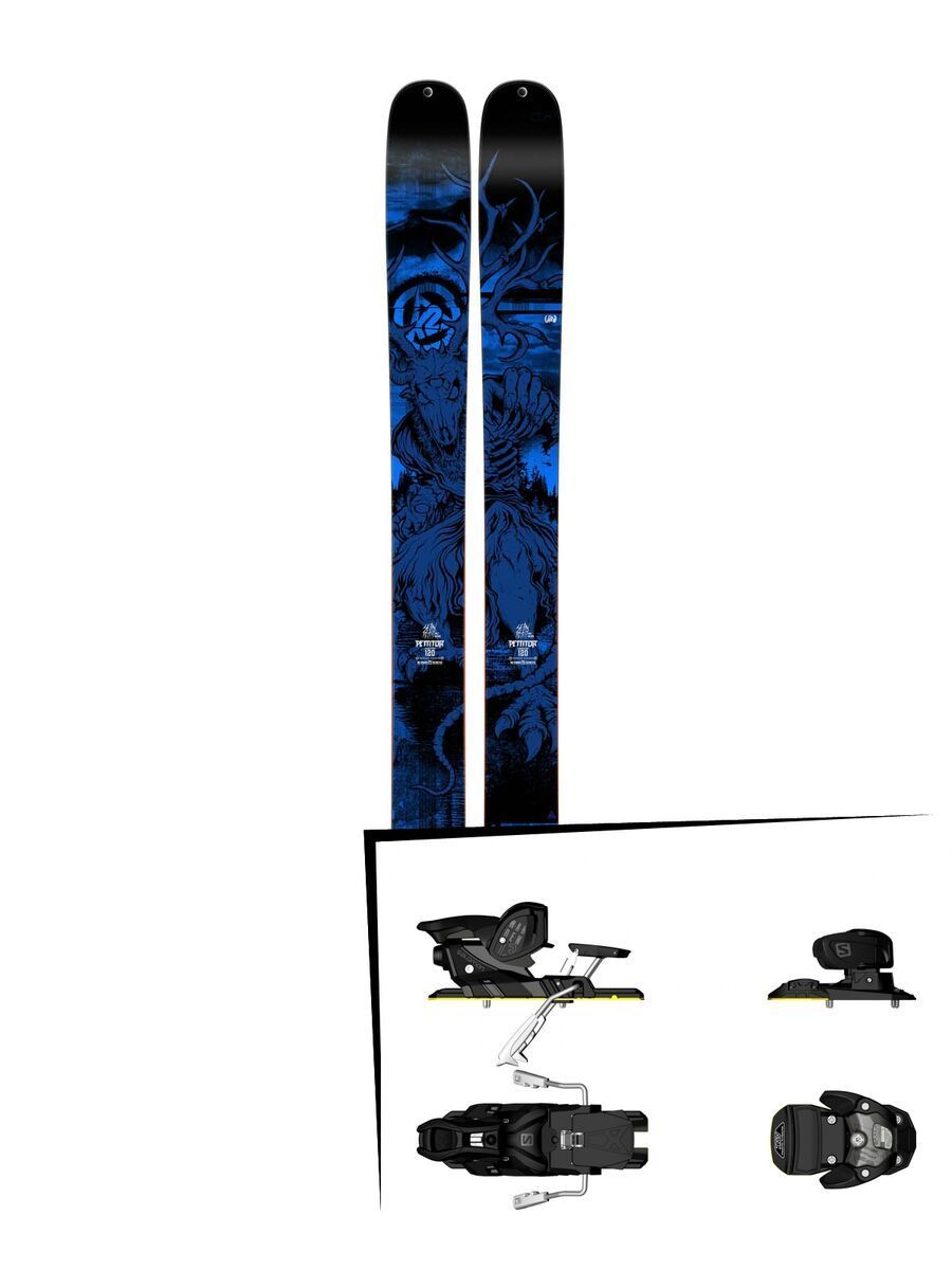 K2 SKI Set: Shreditor 120 2015 + Salomon Warden MNC 13 - Bild 1