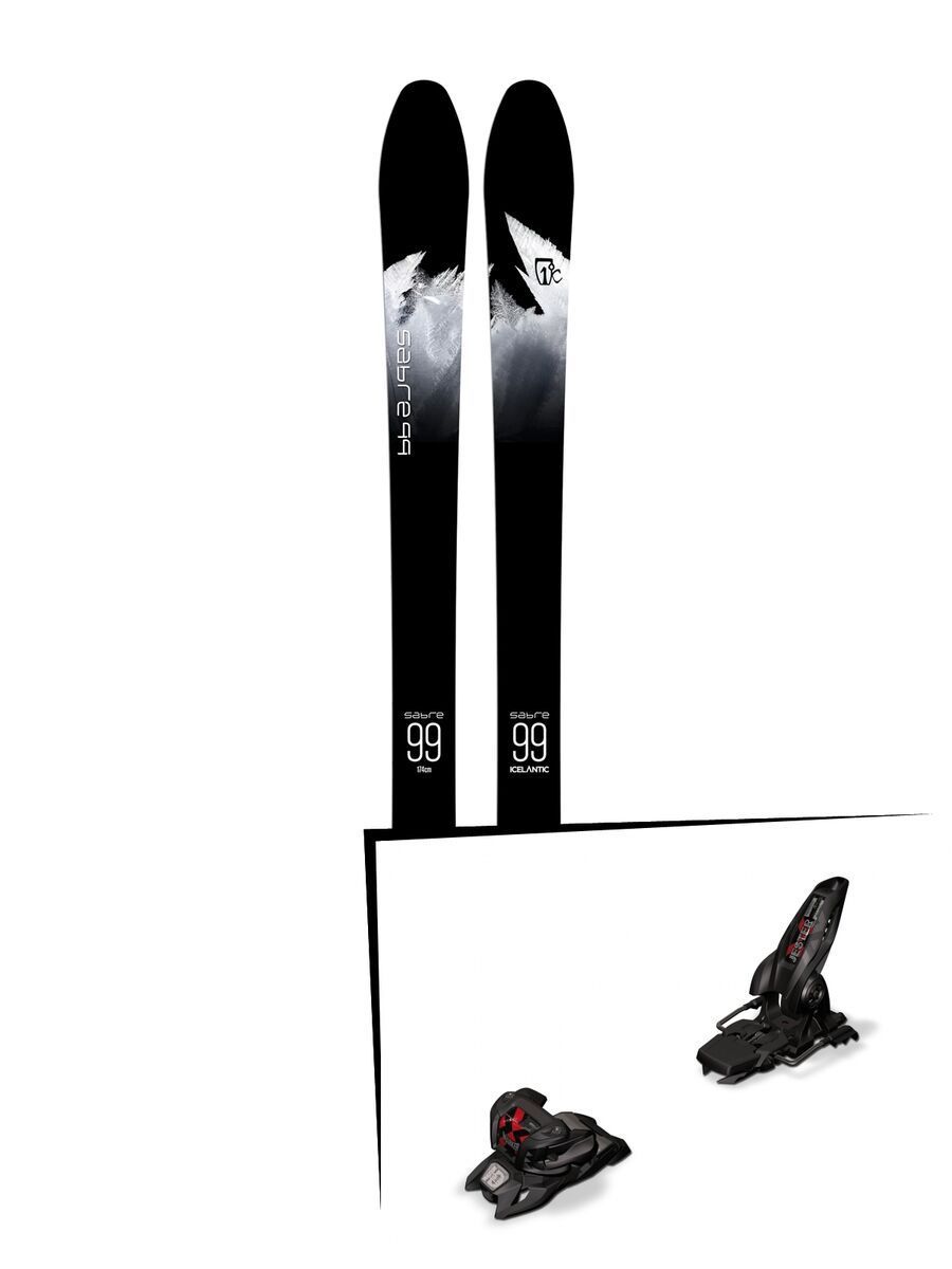 Set: Icelantic Sabre 99 2018 + Marker Jester 16 ID black - Bild 1