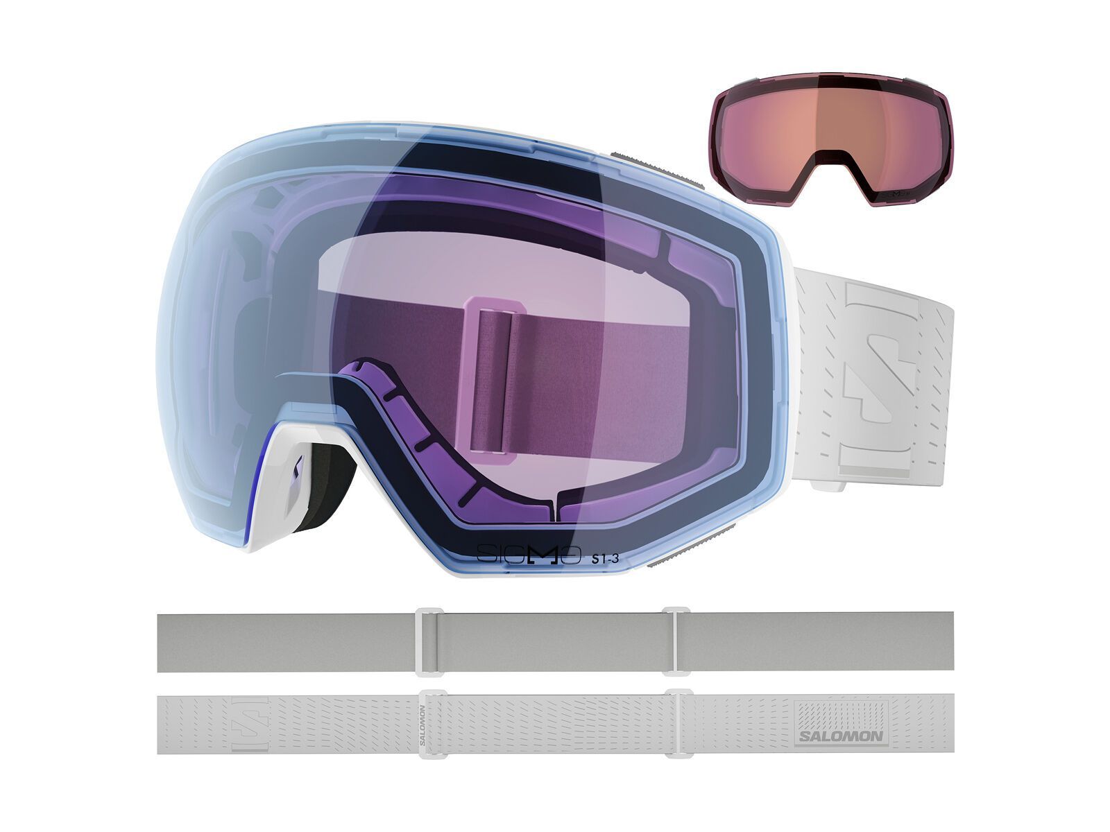 Salomon Radium Prime + WS, Sigma Photochromic Sky Blue / white - Bild 5
