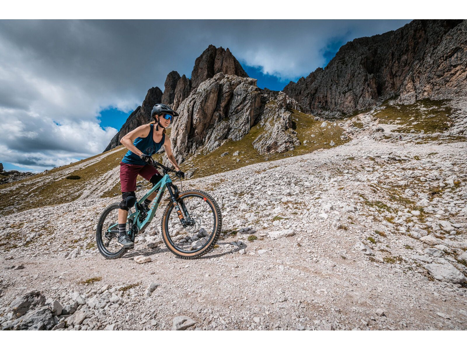 Zimtstern PureFlowz Tank Women’s, french navy/windsor wine - Bild 4