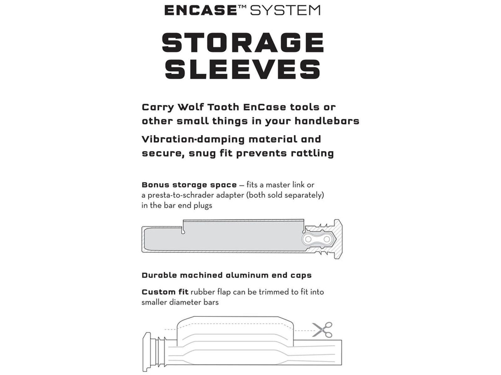 Wolf Tooth EnCase System Single Bar Plug + Sleeve - Bild 4