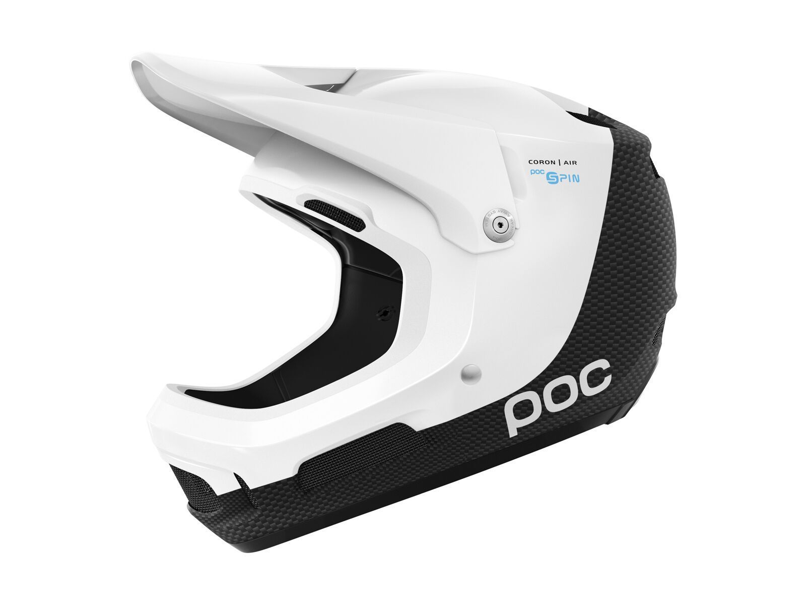 POC Coron Air Carbon SPIN, hydrogen white/uranium black - Bild 1