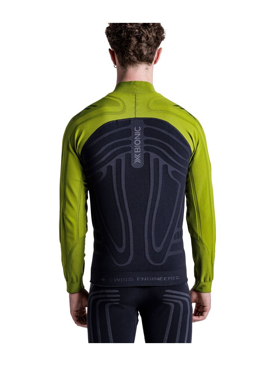 X-Bionic Heatloop Shirt LS Men, moss green/x black - Bild 6