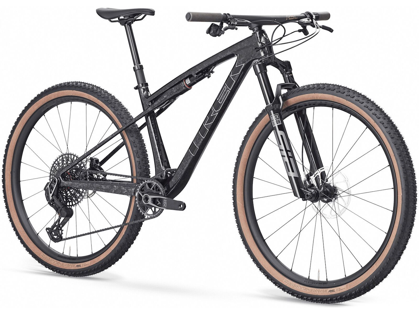 Trek Supercaliber SLR 9.8 X0 AXS, carbon smoke/galactic grey marble - Bild 2