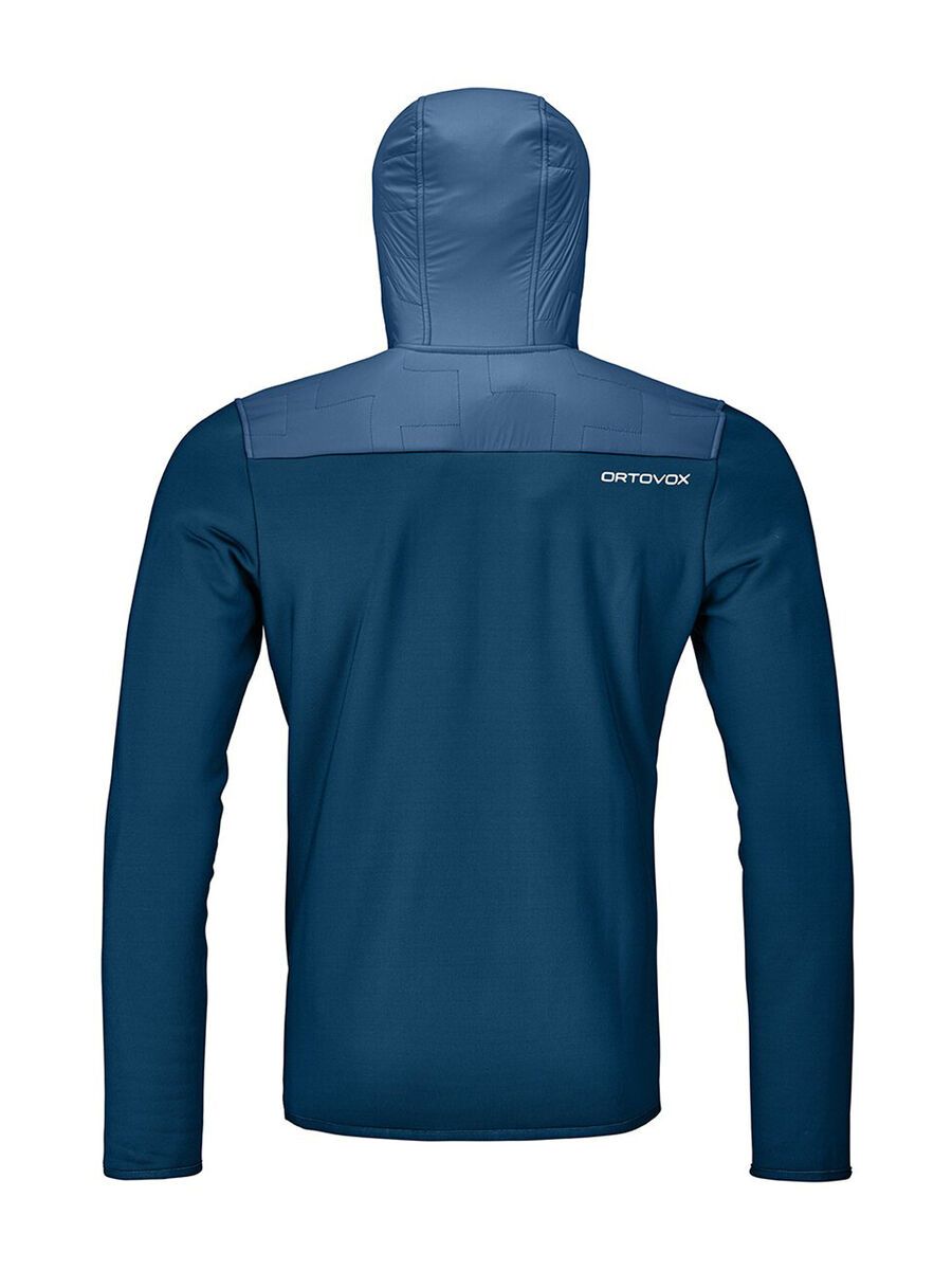 Ortovox Merino Fleece Plus Anorak M, petrol blue - Bild 2