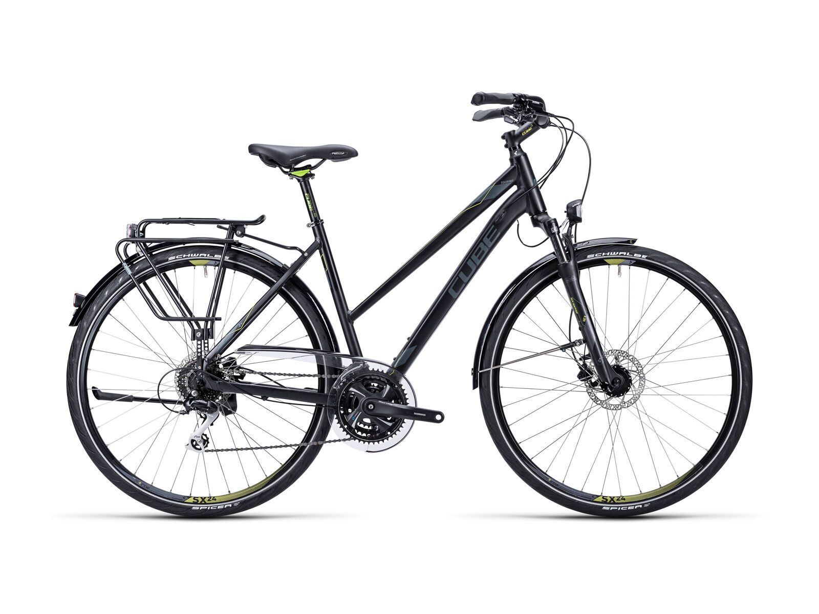 Cube Touring Pro Trapeze, black grey lime - Bild 1