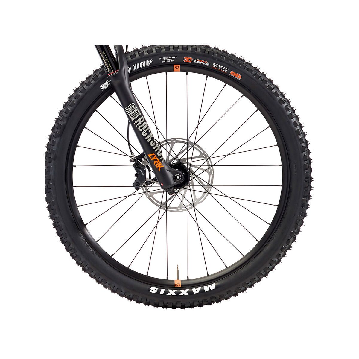 Kona Process 165, matt gray w/ charcoal & orange decals - Bild 3