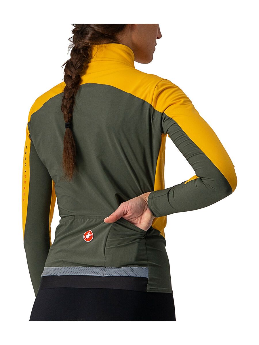 Castelli Beta RoS W Jacket, saffron/military green - Bild 3