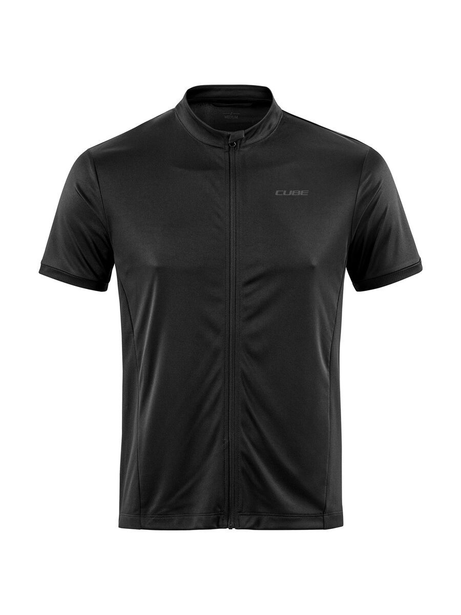 Cube Tour Core Trikot Full Zip kurzarm, black - Bild 1