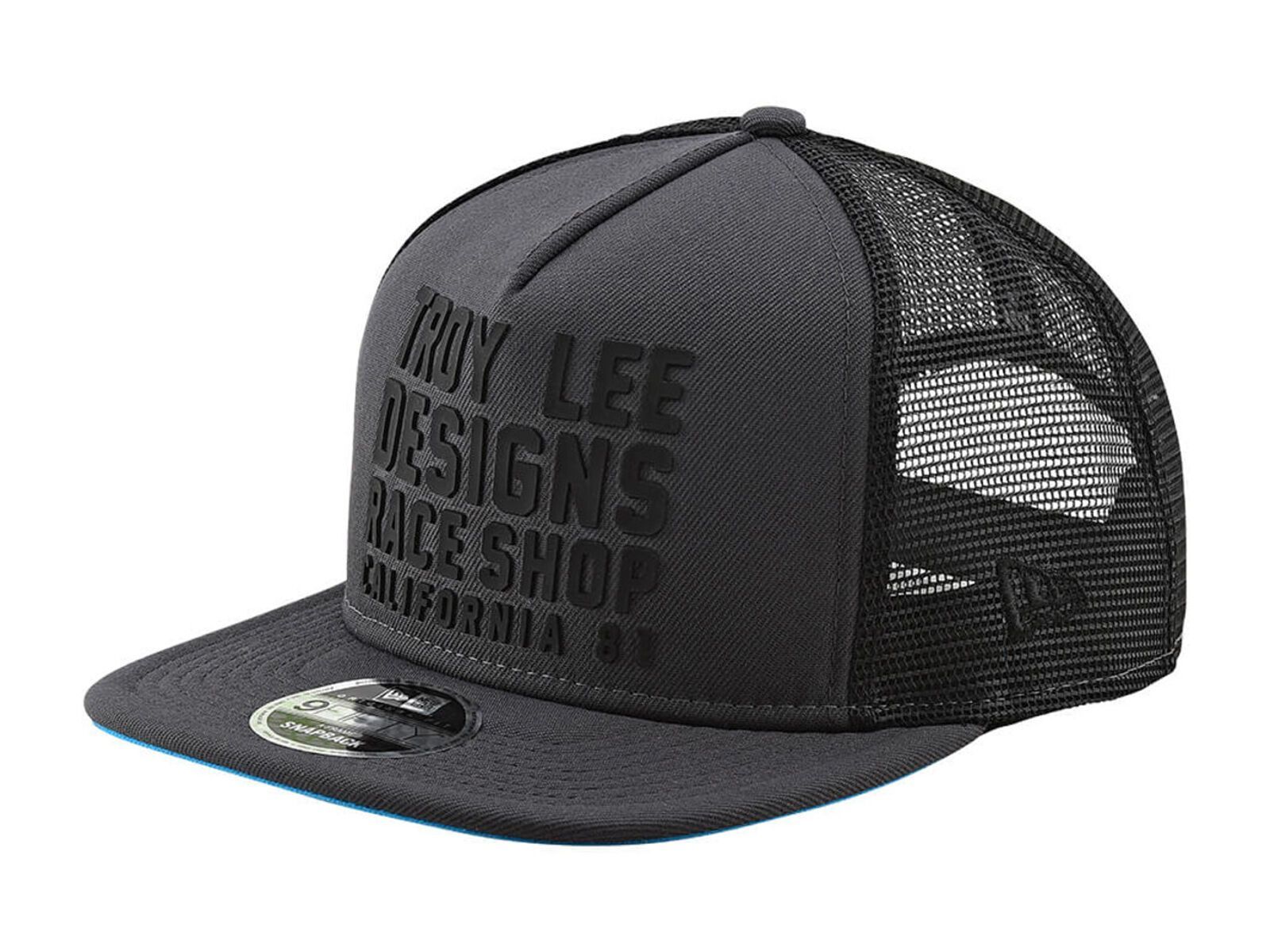 TroyLee Designs RC Cali Snapback Hat, graphite/blue - Bild 1