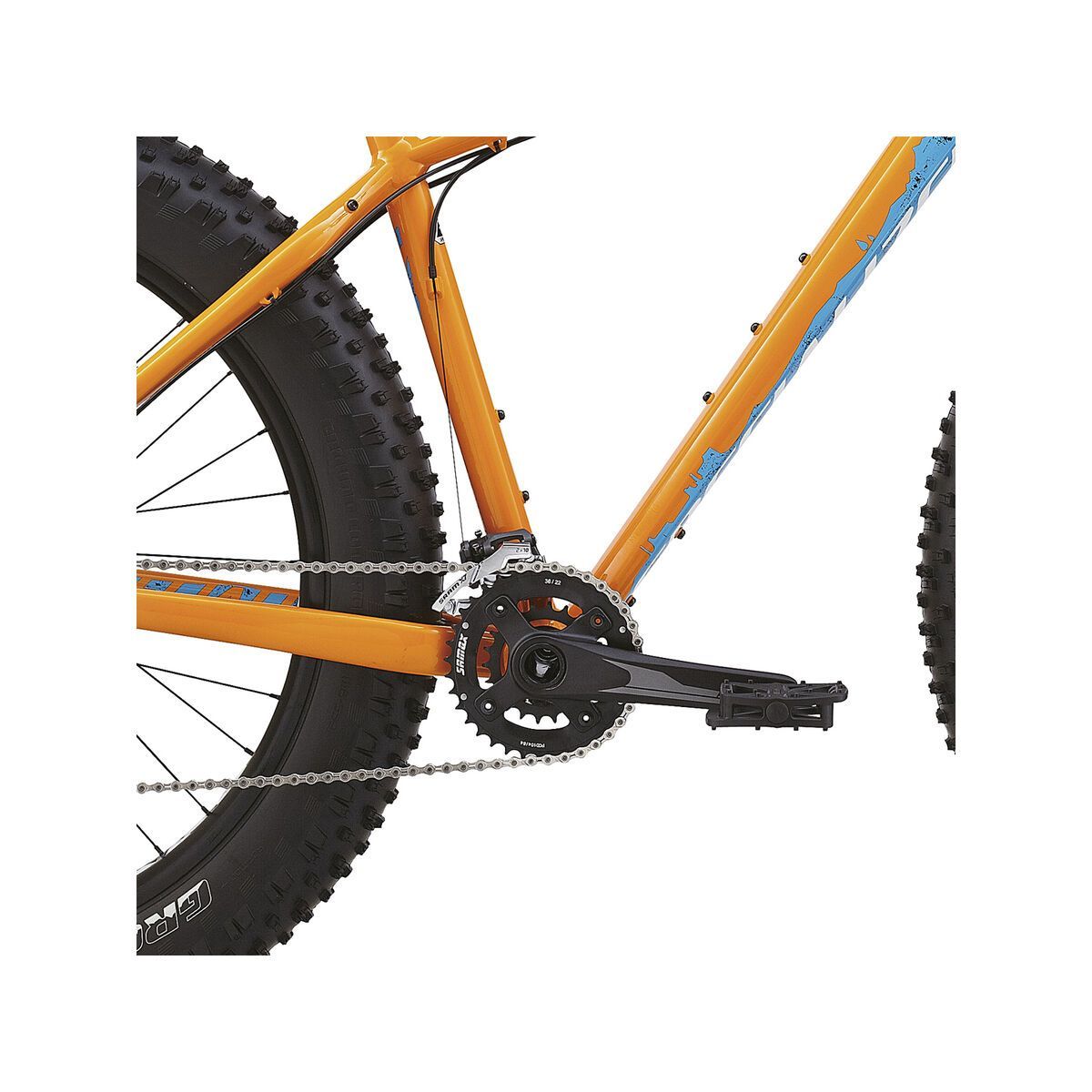 Specialized Fatboy, Gloss Gallardo Orange/Cyan/White - Bild 3