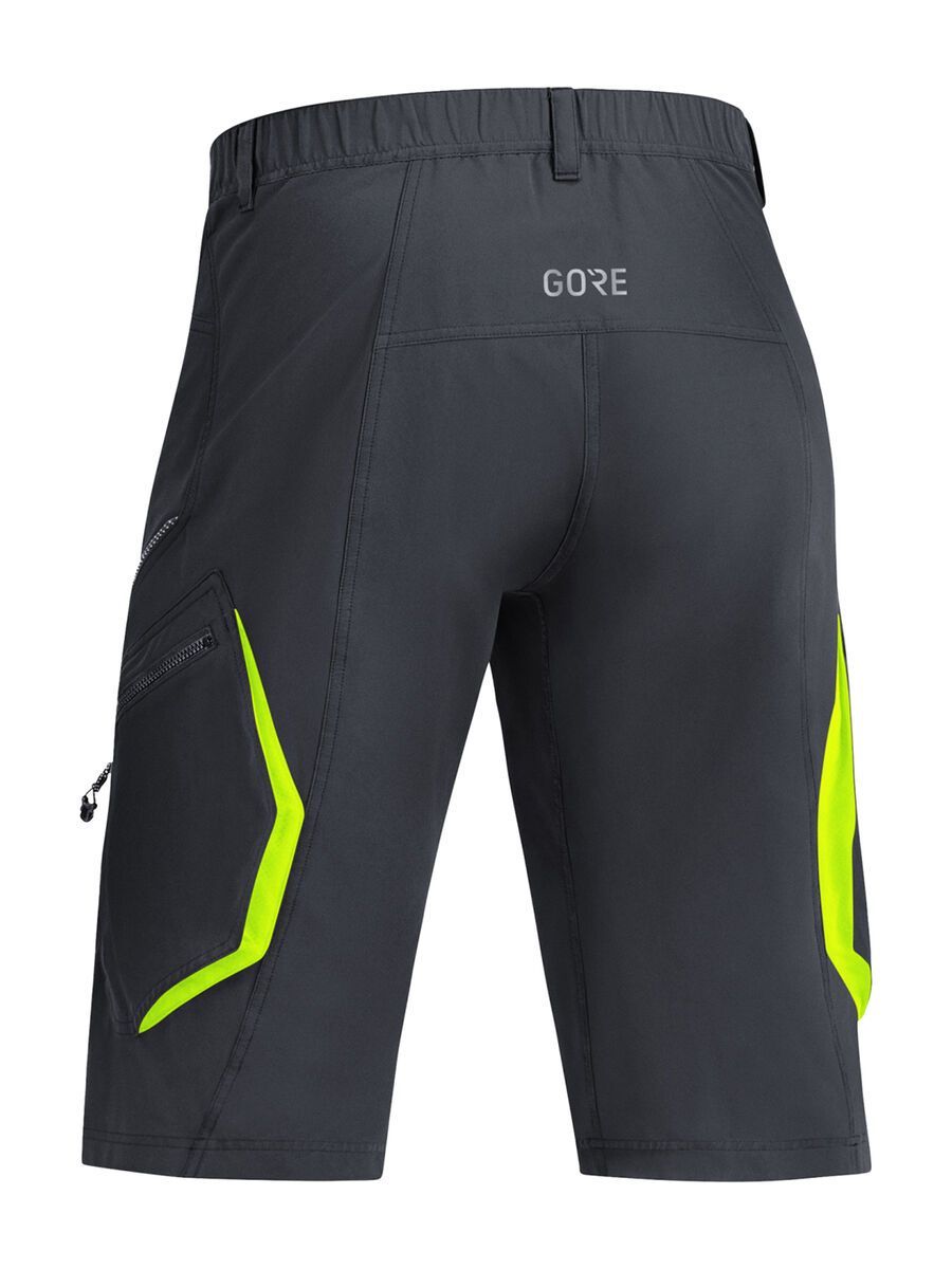 GOREWEAR C3 Trail Shorts, black/yellow - Bild 2