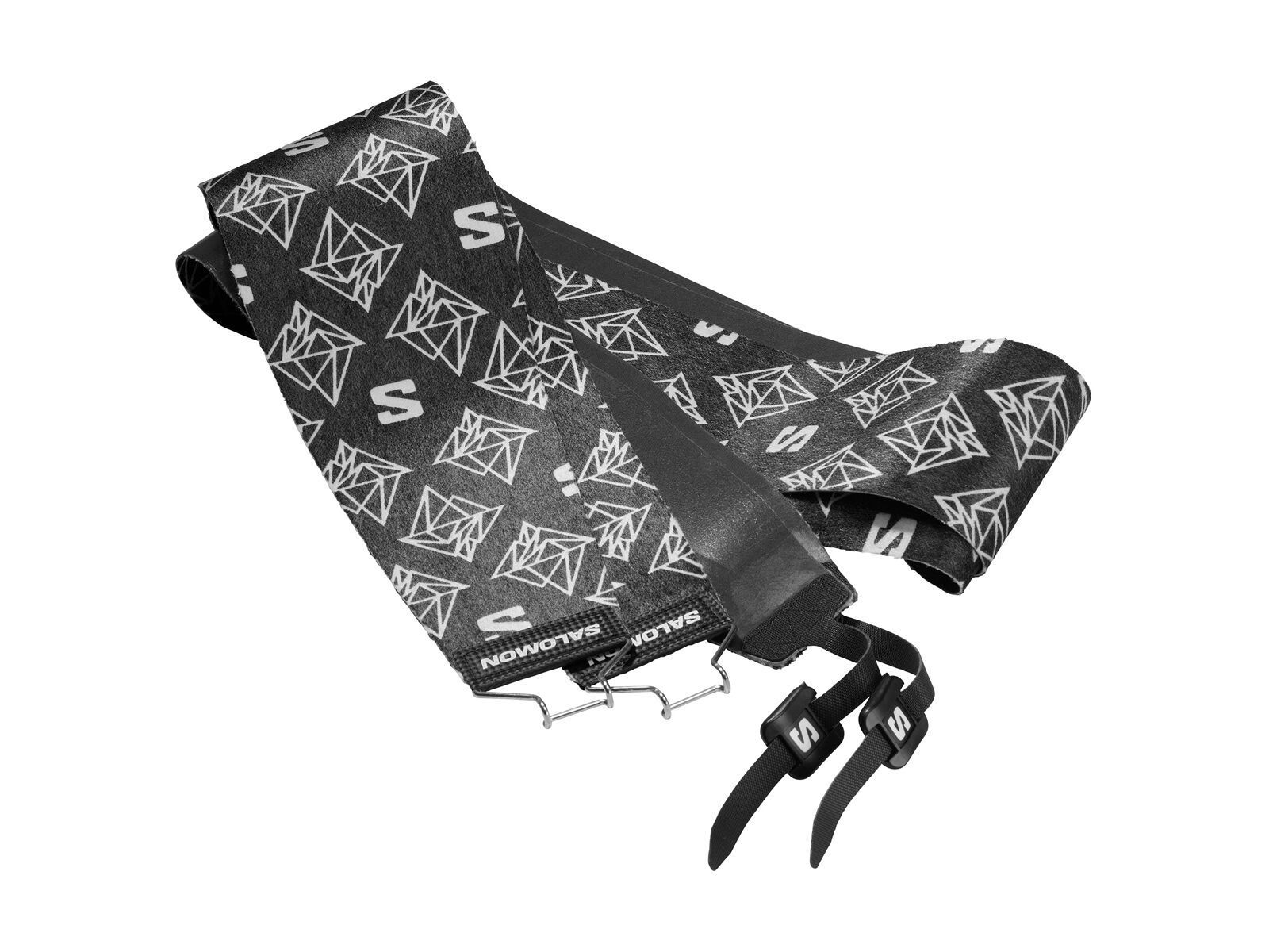 Salomon Skins QST 92 black/white 152 cm L41771600152