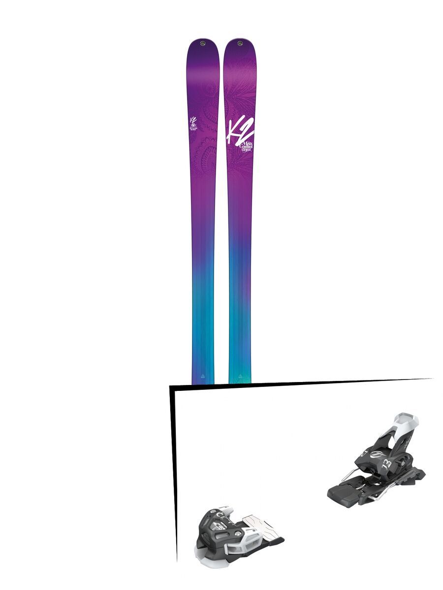 Set: K2 Missconduct 2016 + Tyrolia Attack 13 95 mm, solid black white - Skiset - Bild 1