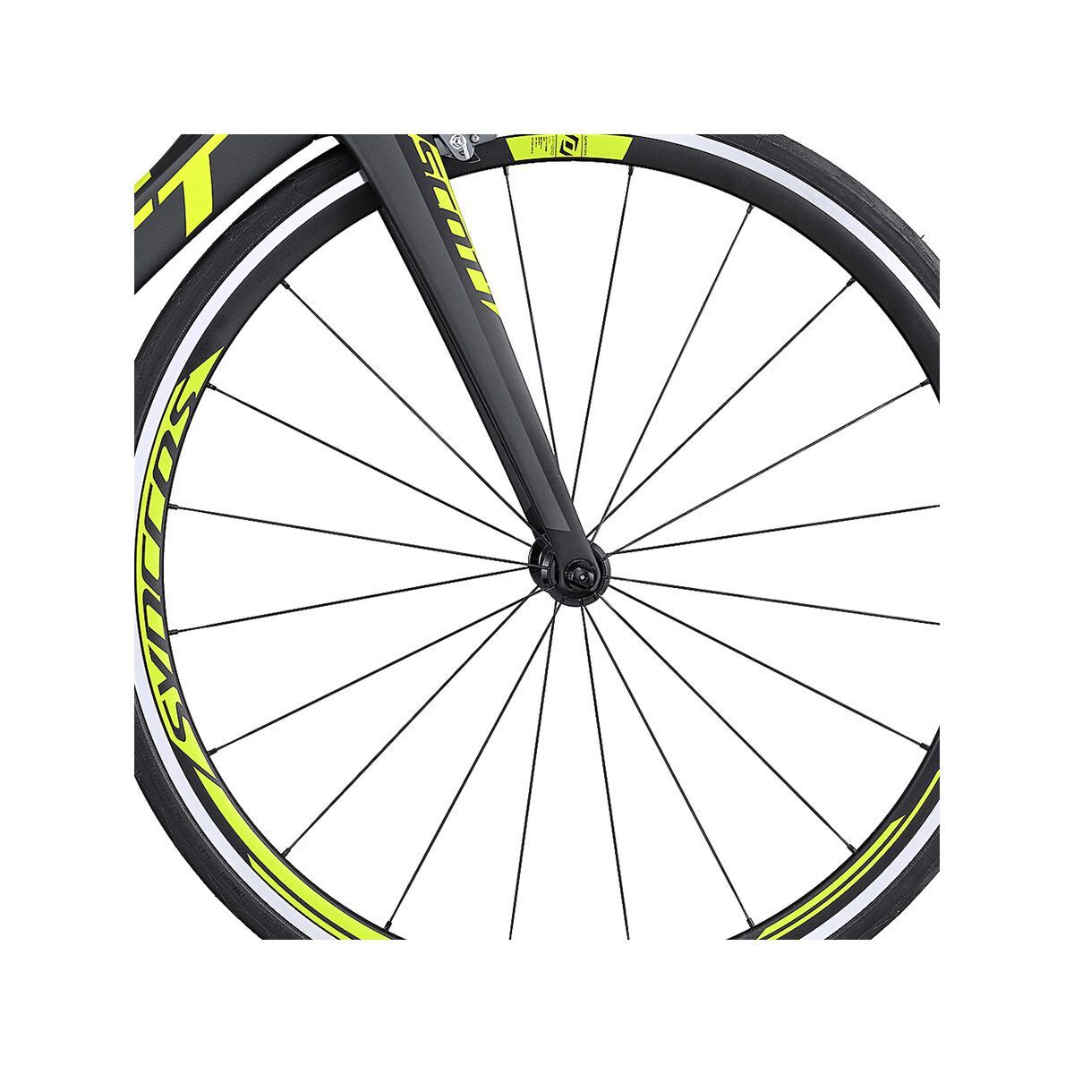 Scott Foil 10, black/anthracite/yellow - Bild 2