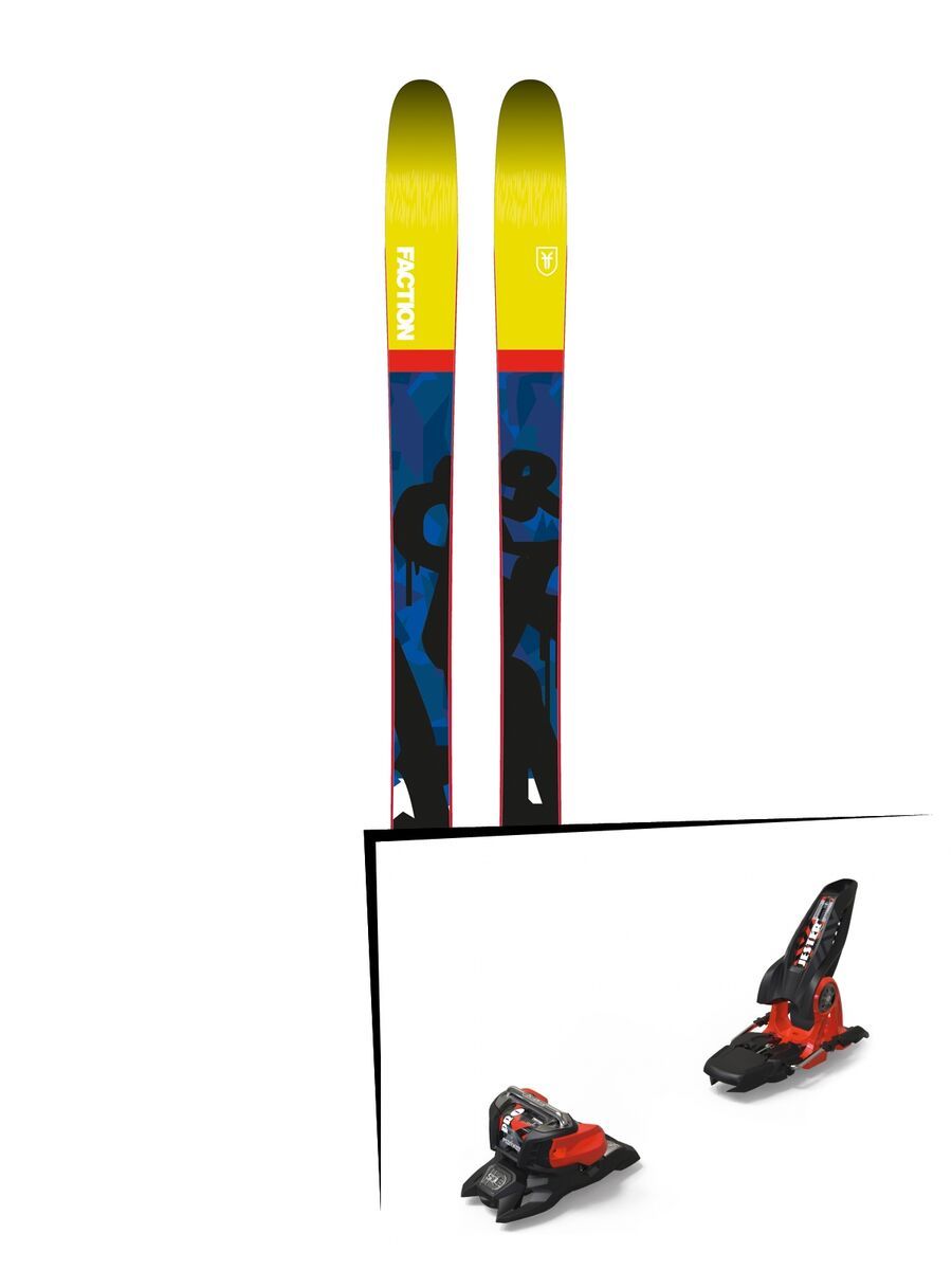 Set: Faction Prodigy 3.0 2018 + Marker Jester 18 Pro ID black/flo-red - Bild 1