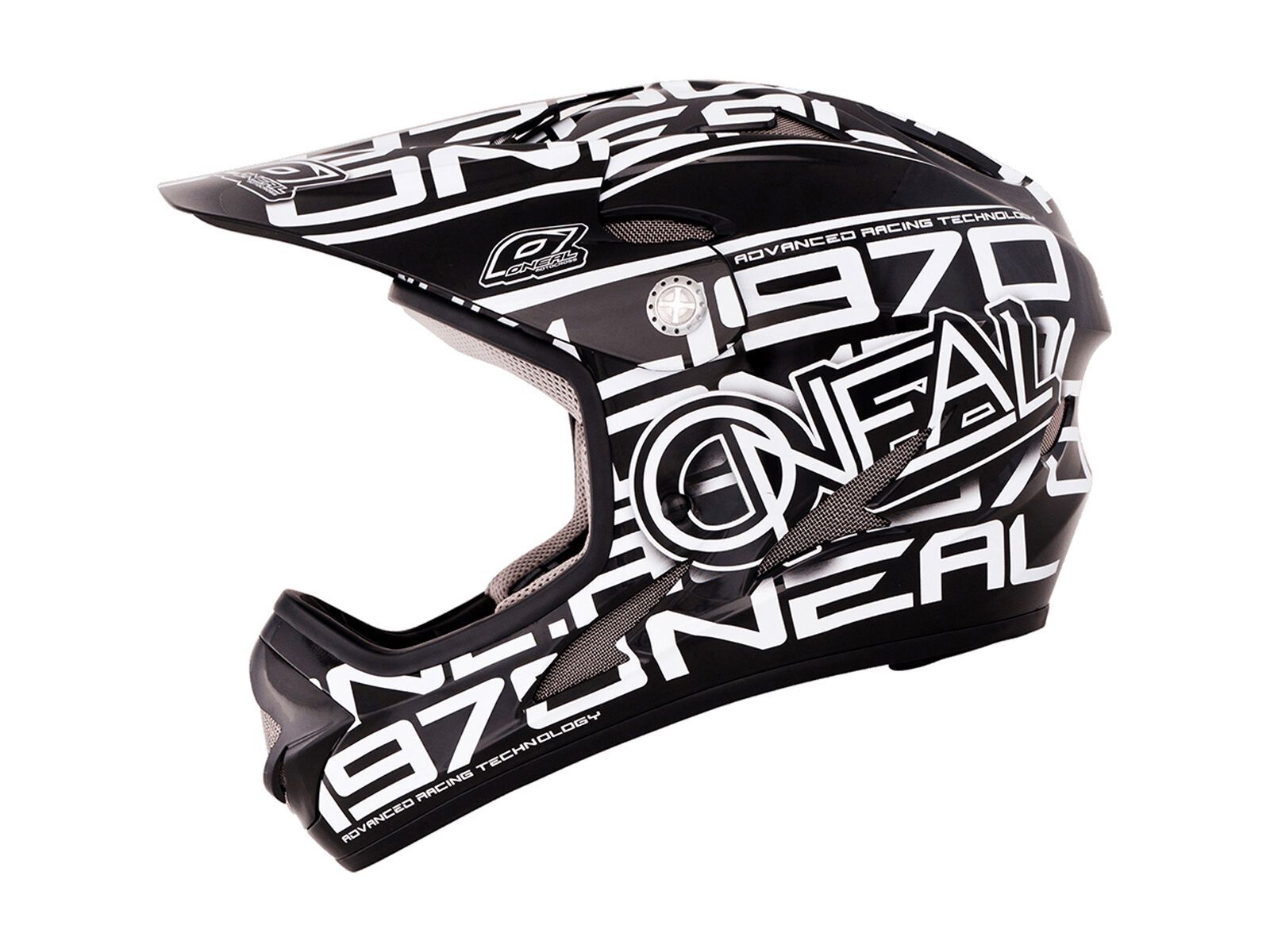 ONeal Backflip Fidlock DH Helmet Evo Race, black/white - Bild 1